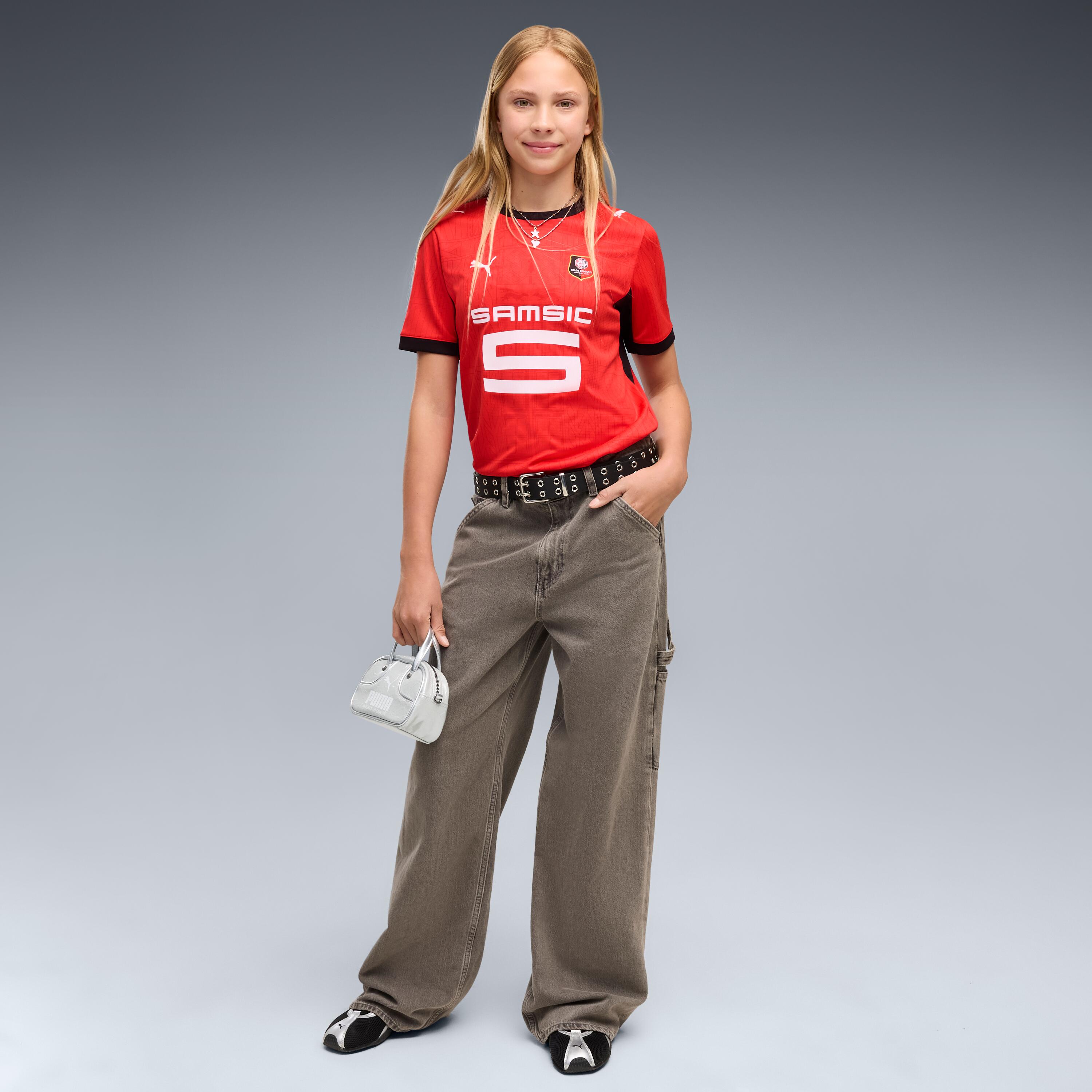 MAILLOT OFFICIEL DOMICILE STADE RENNAIS ENFANT SAISON 2026/2027 3/4