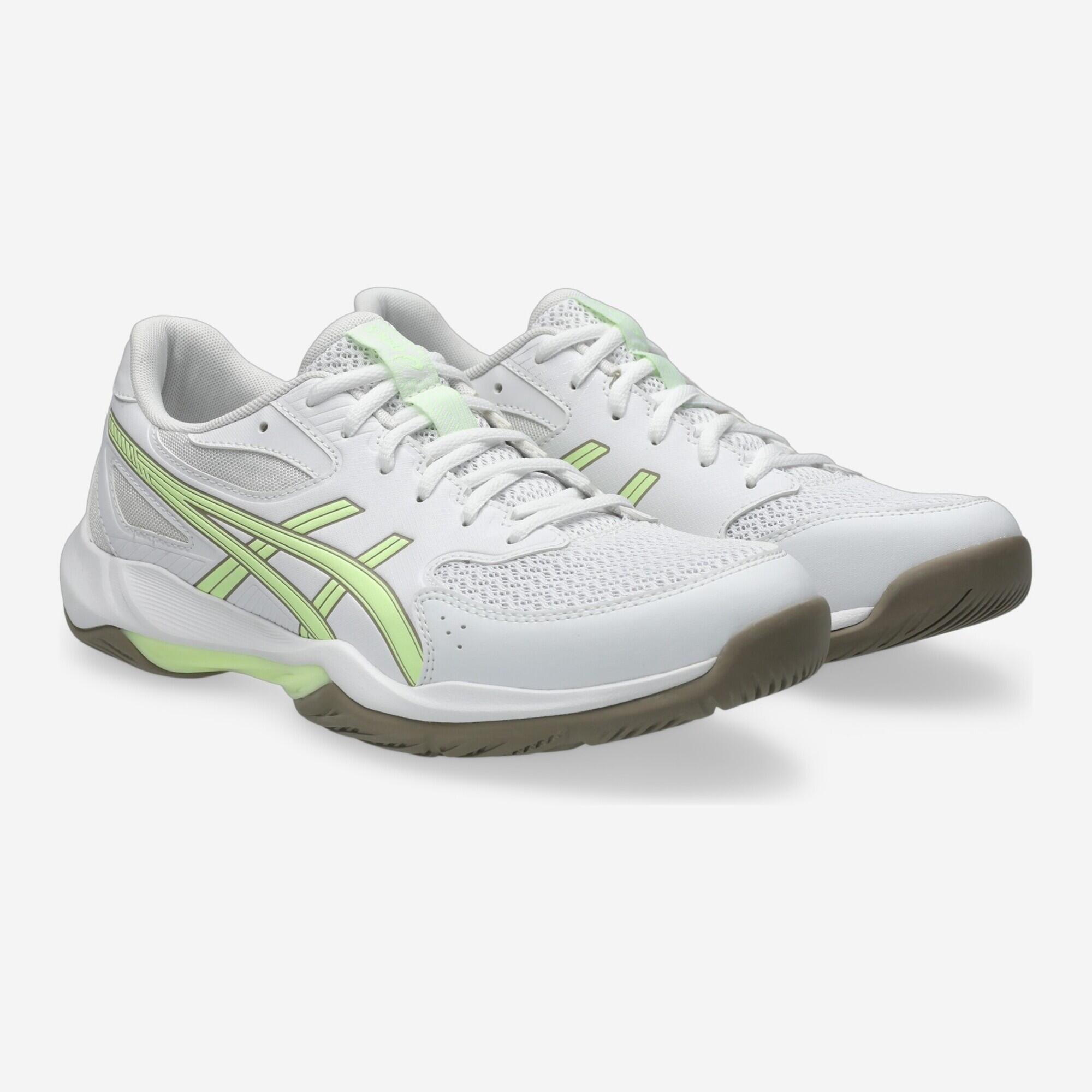 Chaussures de volleyball Adulte - Gel Spike blanc et jaune 2/8