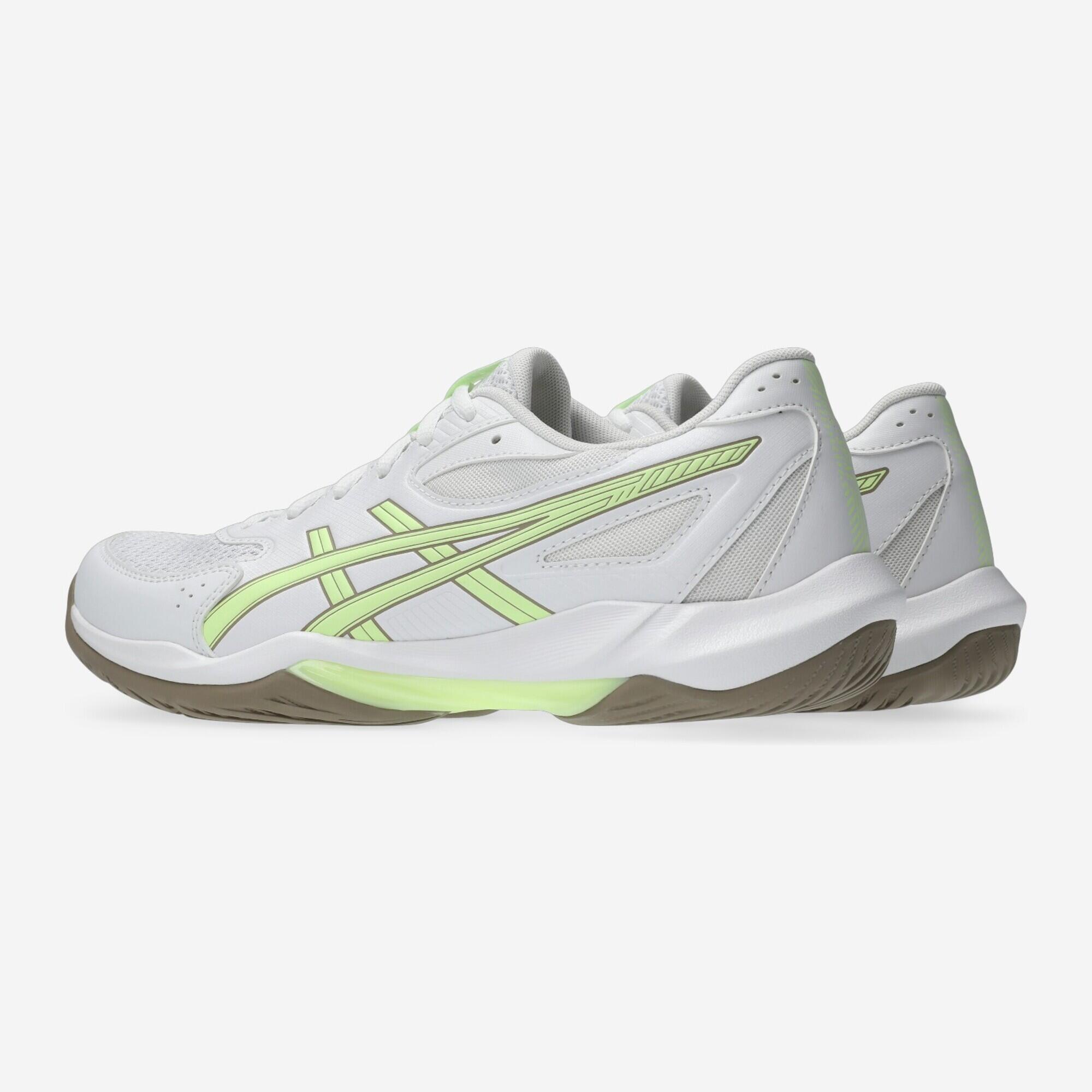 Chaussures de volleyball Adulte - Gel Spike blanc et jaune 3/8
