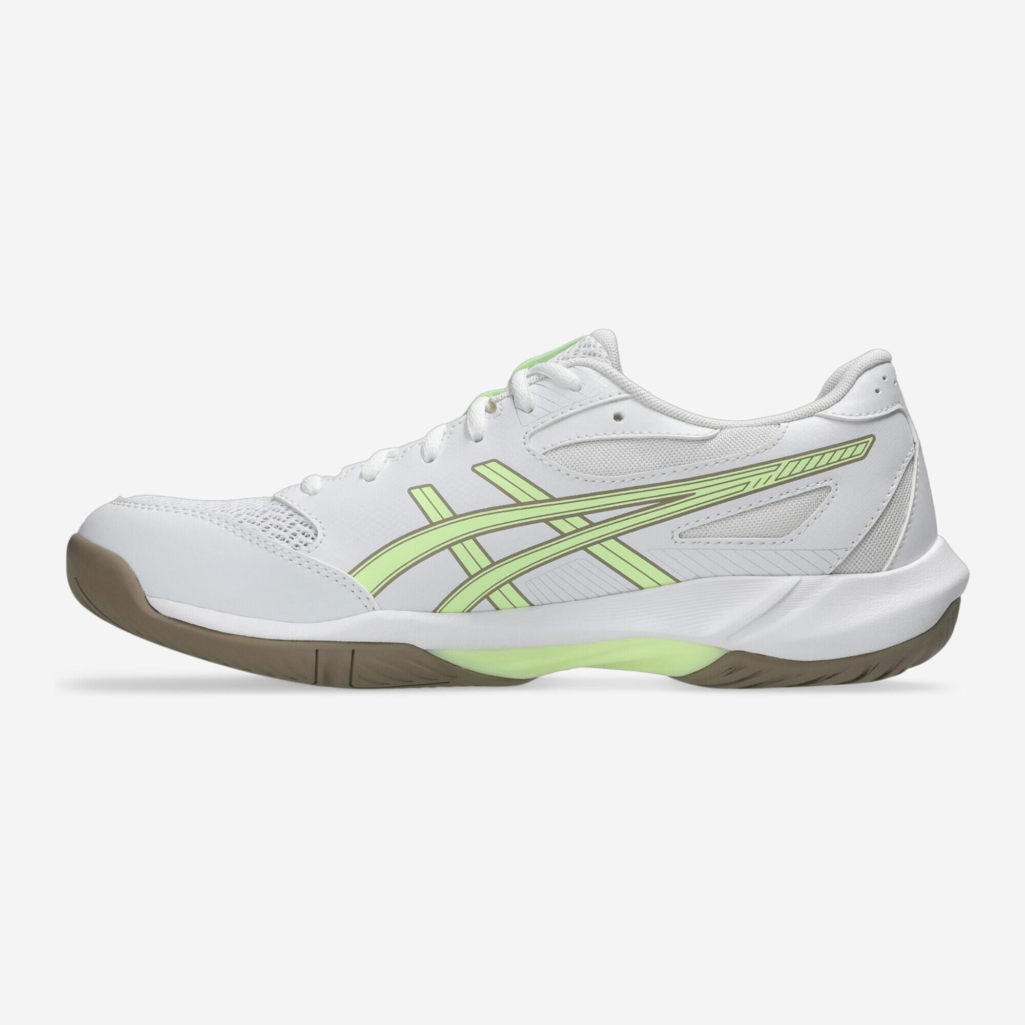 Chaussures de volleyball Adulte - Gel Spike blanc et jaune 7/8