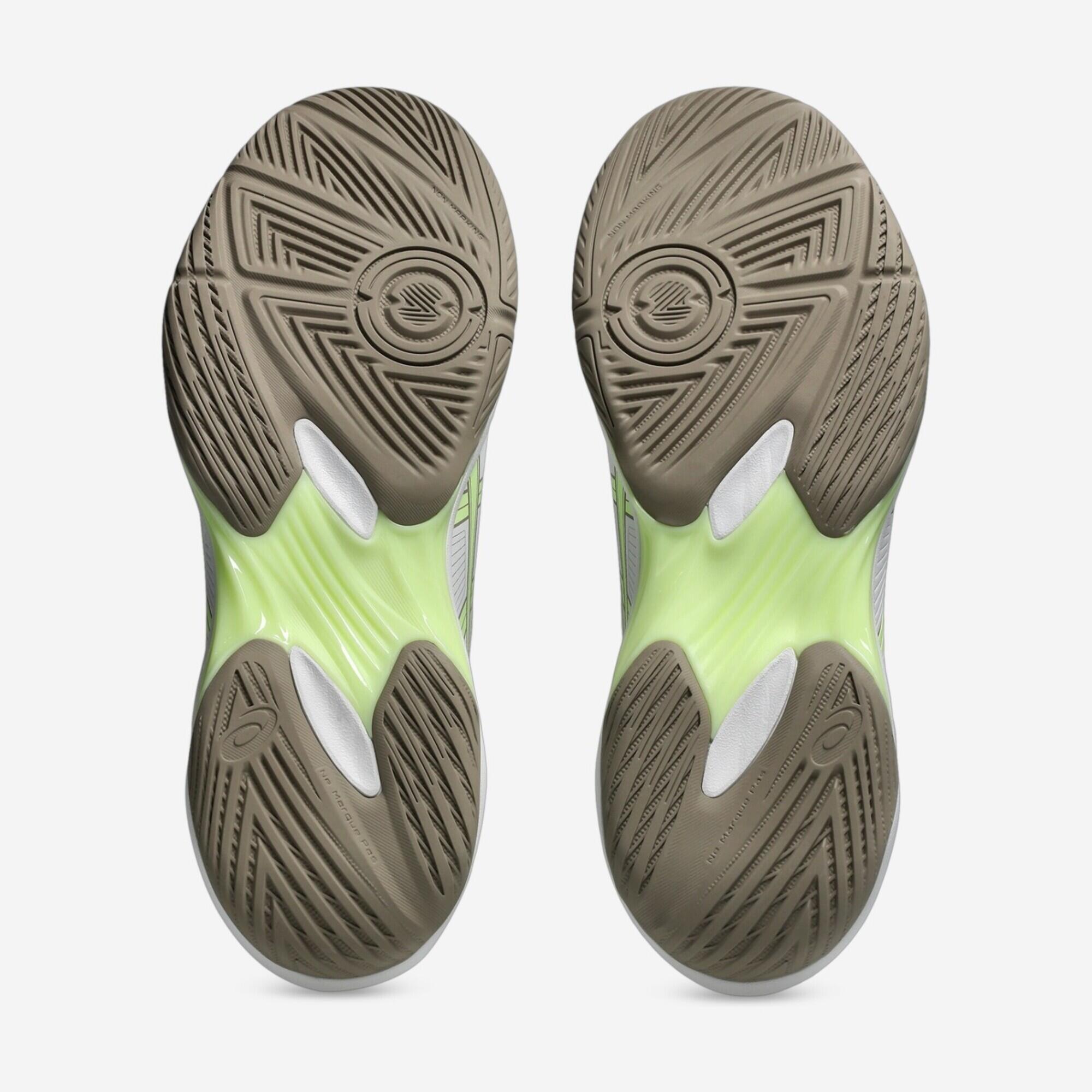 Chaussures de volleyball Adulte - Gel Spike blanc et jaune 5/8