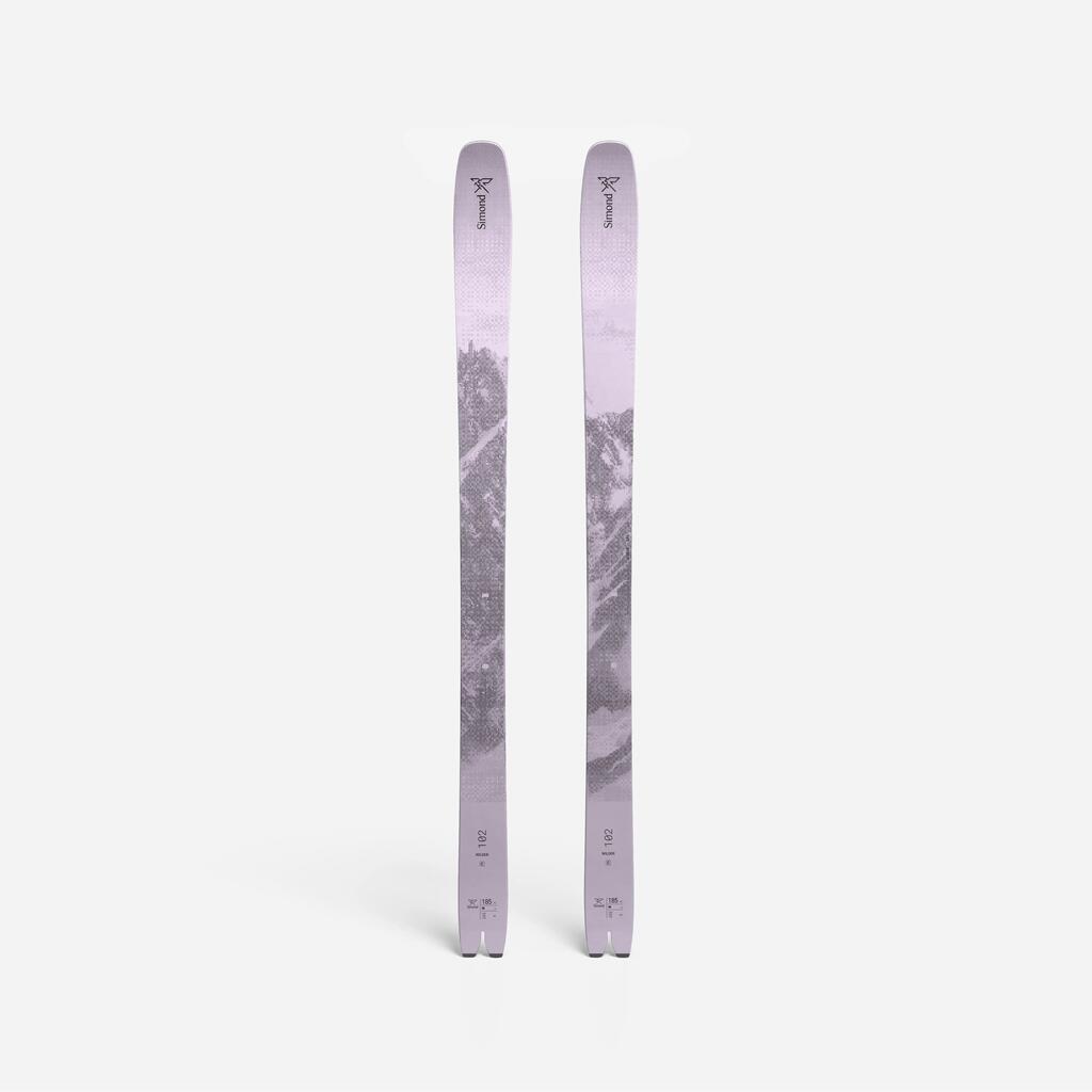 Carbon ski touring skis (without skins or bindings), WILDER 102