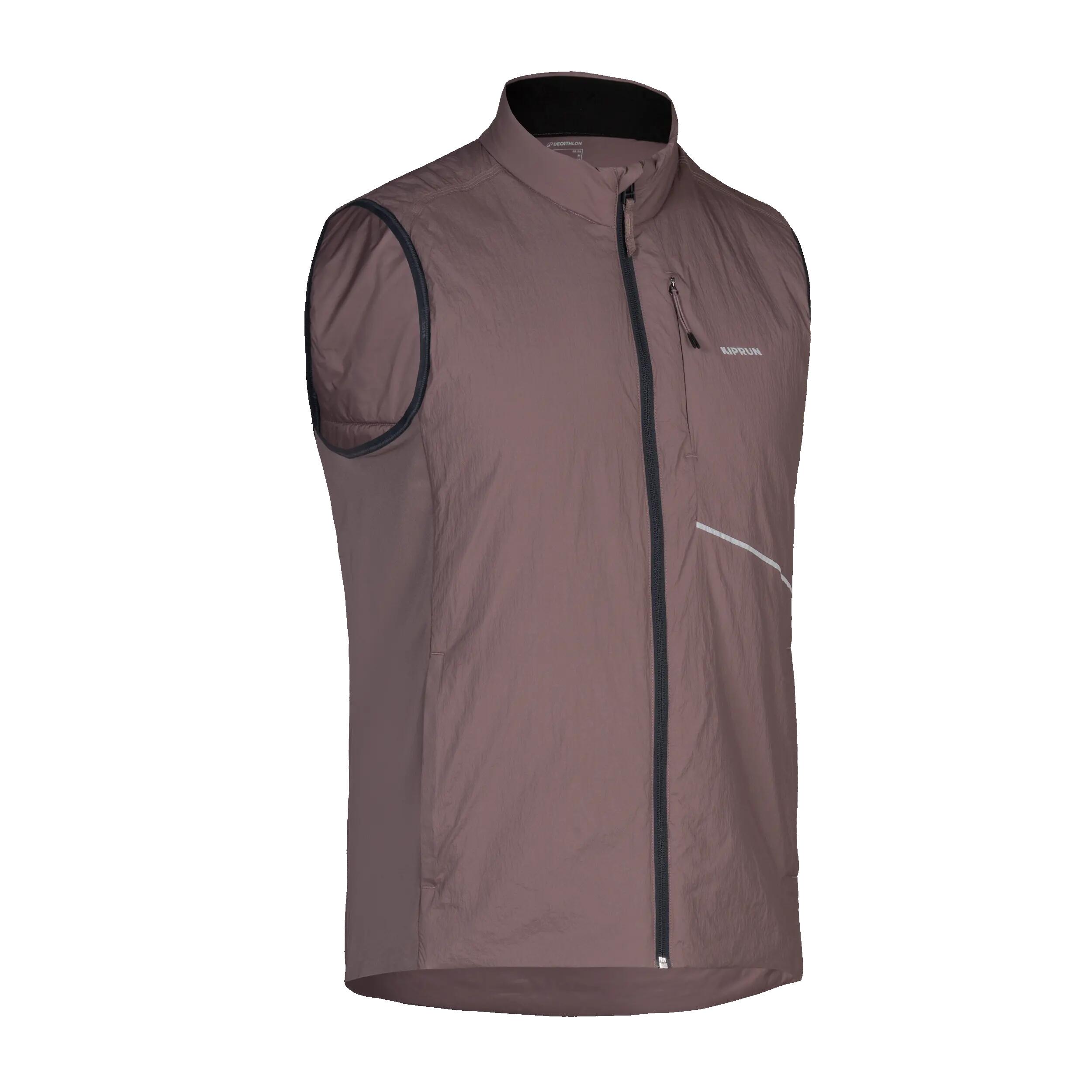 Gilet running uomo SL 500 WARM marrone 13/21