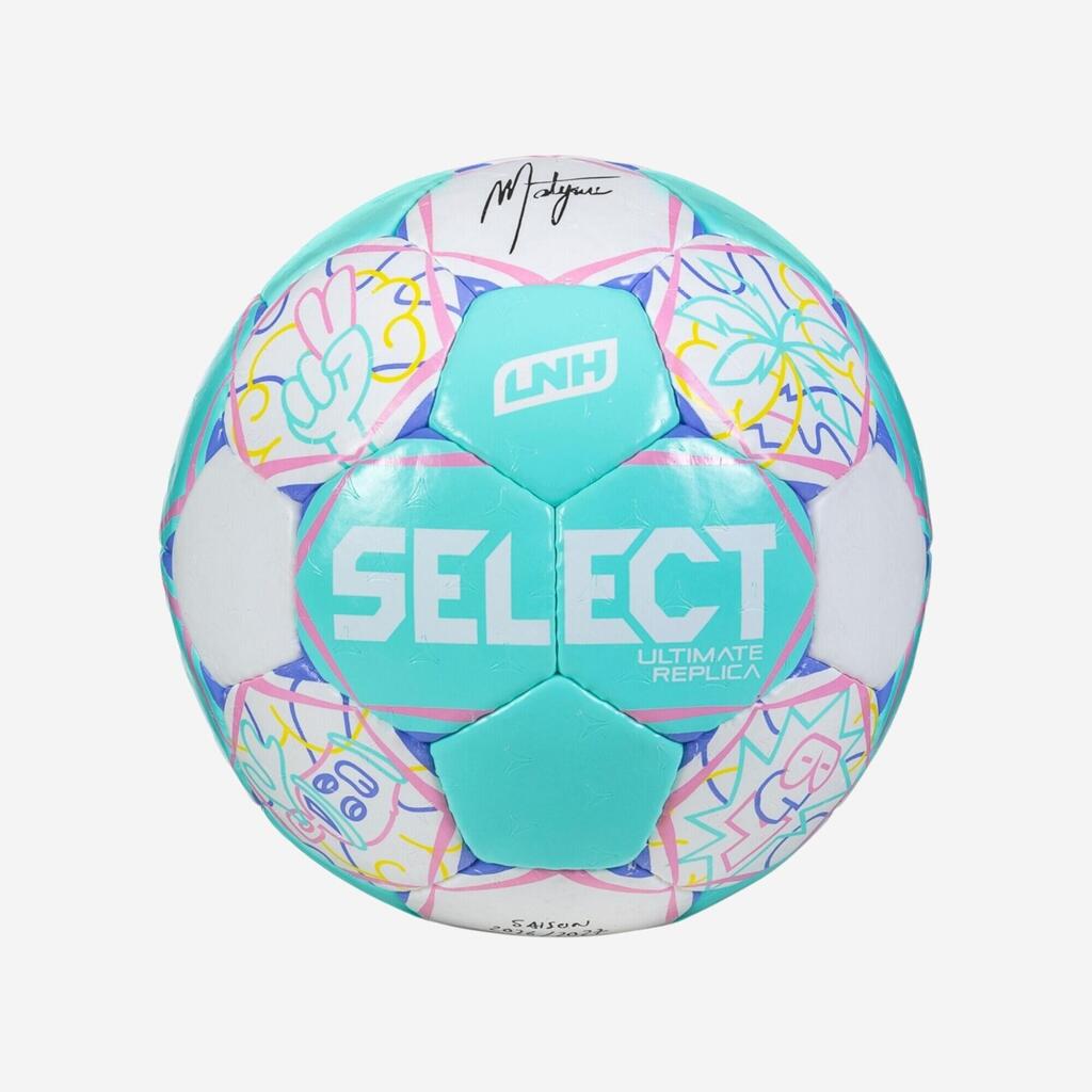 Handball Size 2 - Official LNH 26/27 ball, blue and white