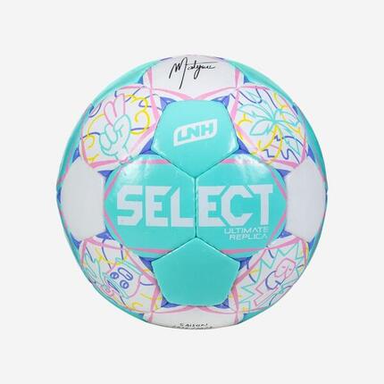 Ballon de handball taille 1 - Ballon officiel LNH 26/27 bleu et blanc