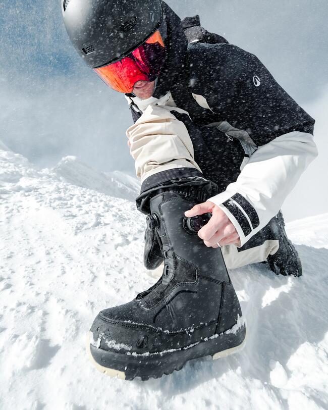 Boots de snowboard à double molette et flex rigide homme Allroad 900 - grises