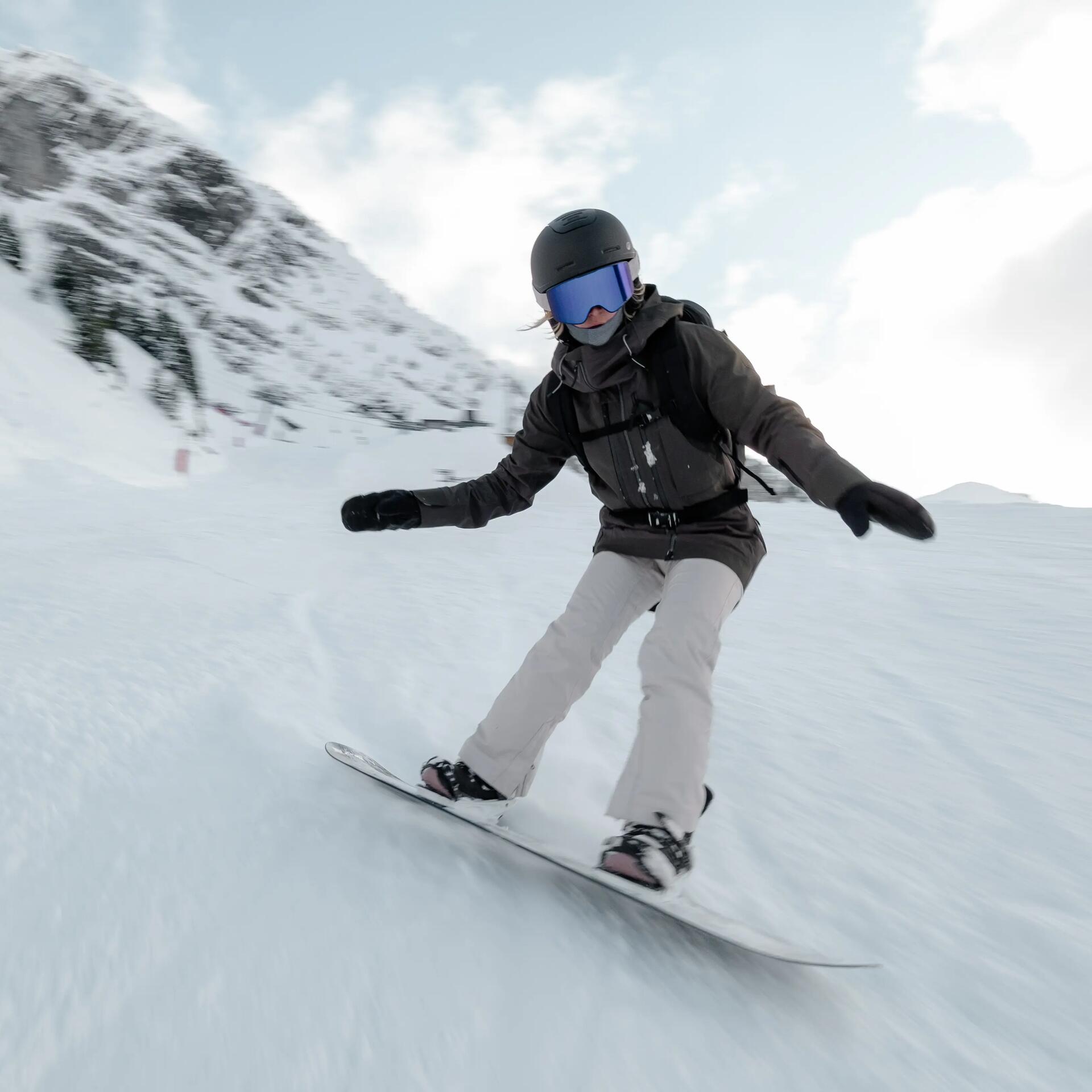 débutant snowboard