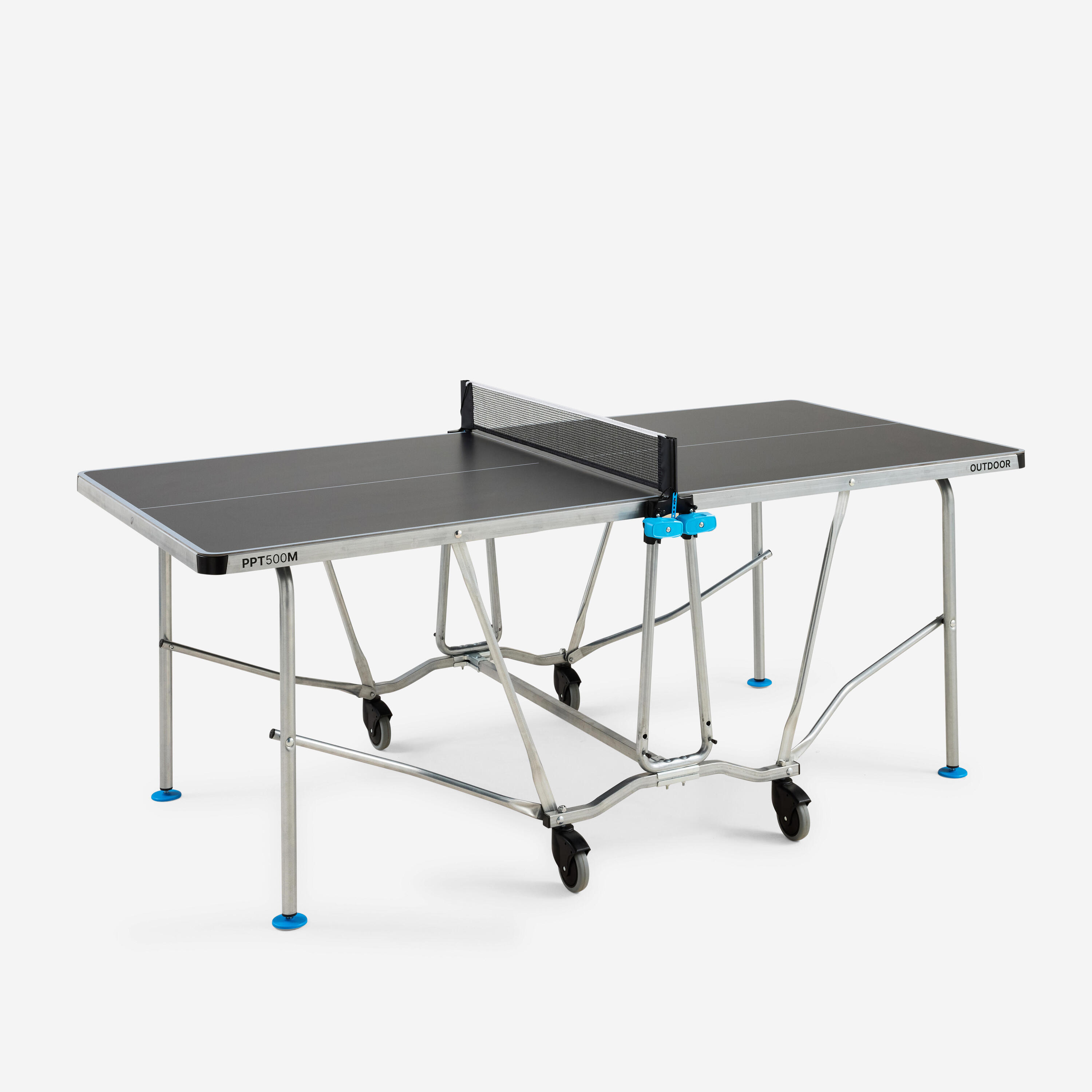 Graue Tischtennisplatte PPT 500 Medium