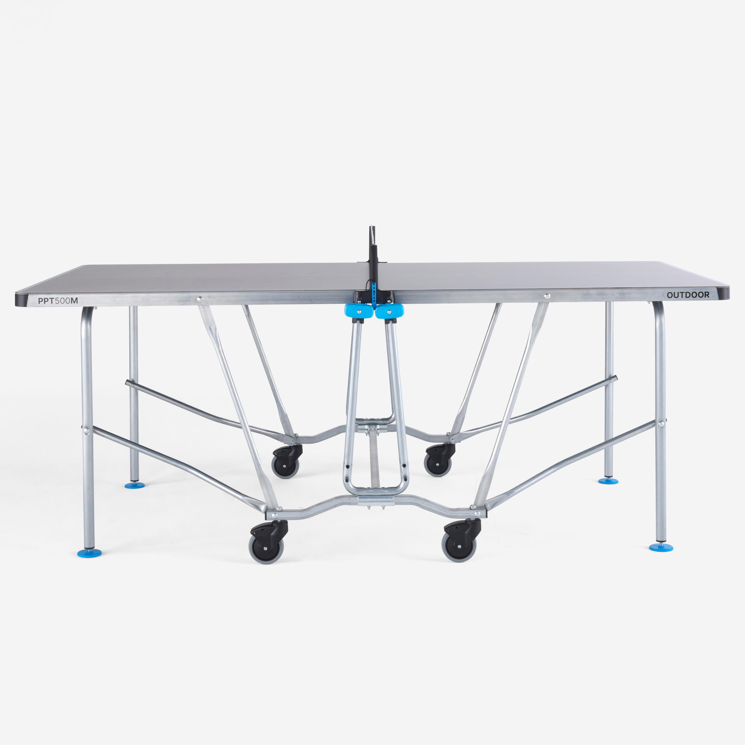 Table de ping pong extérieure, PPT 500 Outdoor Medium Grise 3/16