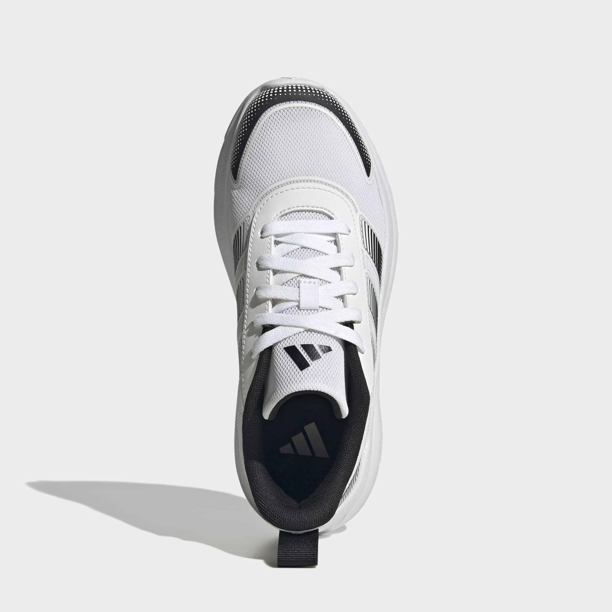 Scarpe da ginnastica bambino traspiranti bianco-nero 5/6