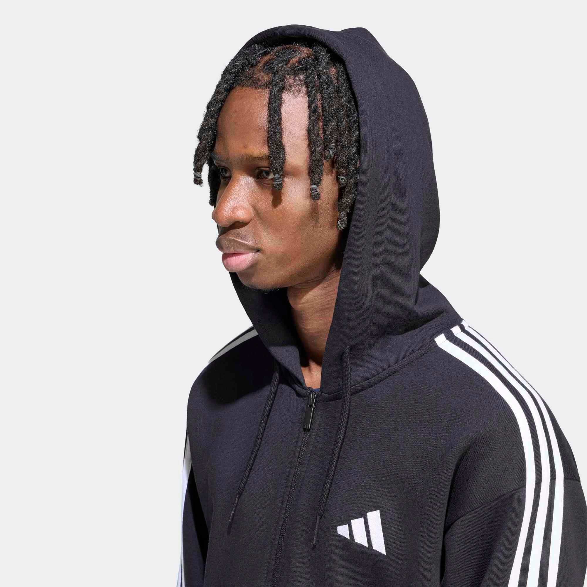 Chaqueta Deportiva Hombre Negro Cálida 4/5
