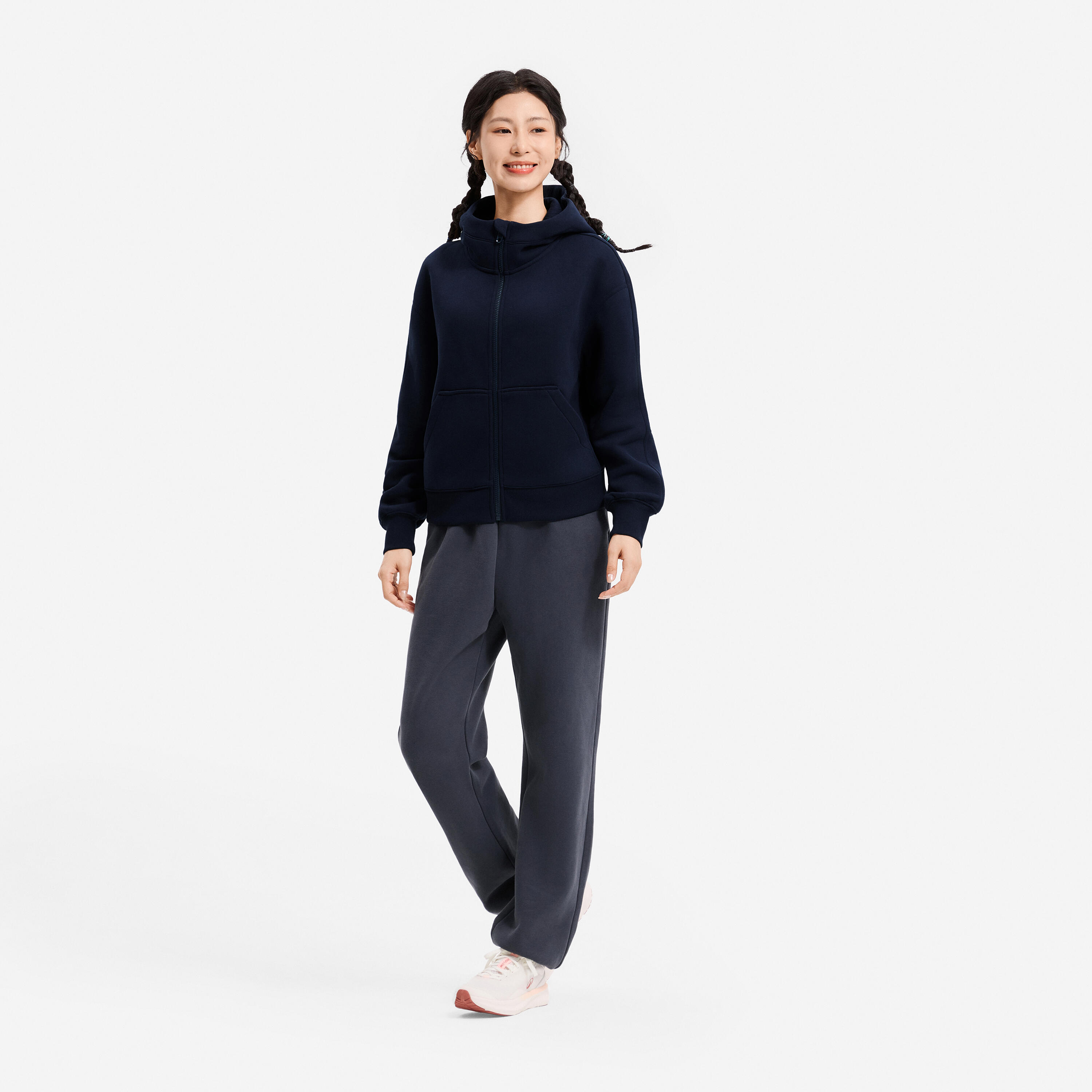 Pantalons Jogger Fitness 520 Dona Gris Pissarra Folgats 6/6