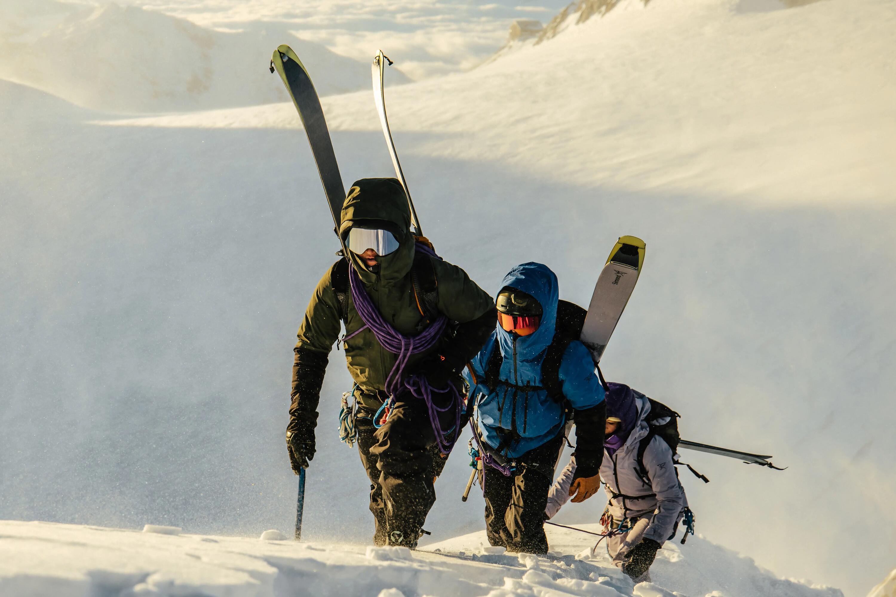 Skis de Caminhada Carbono (sem Pele e sem Fixação), WILDER 95 10/10