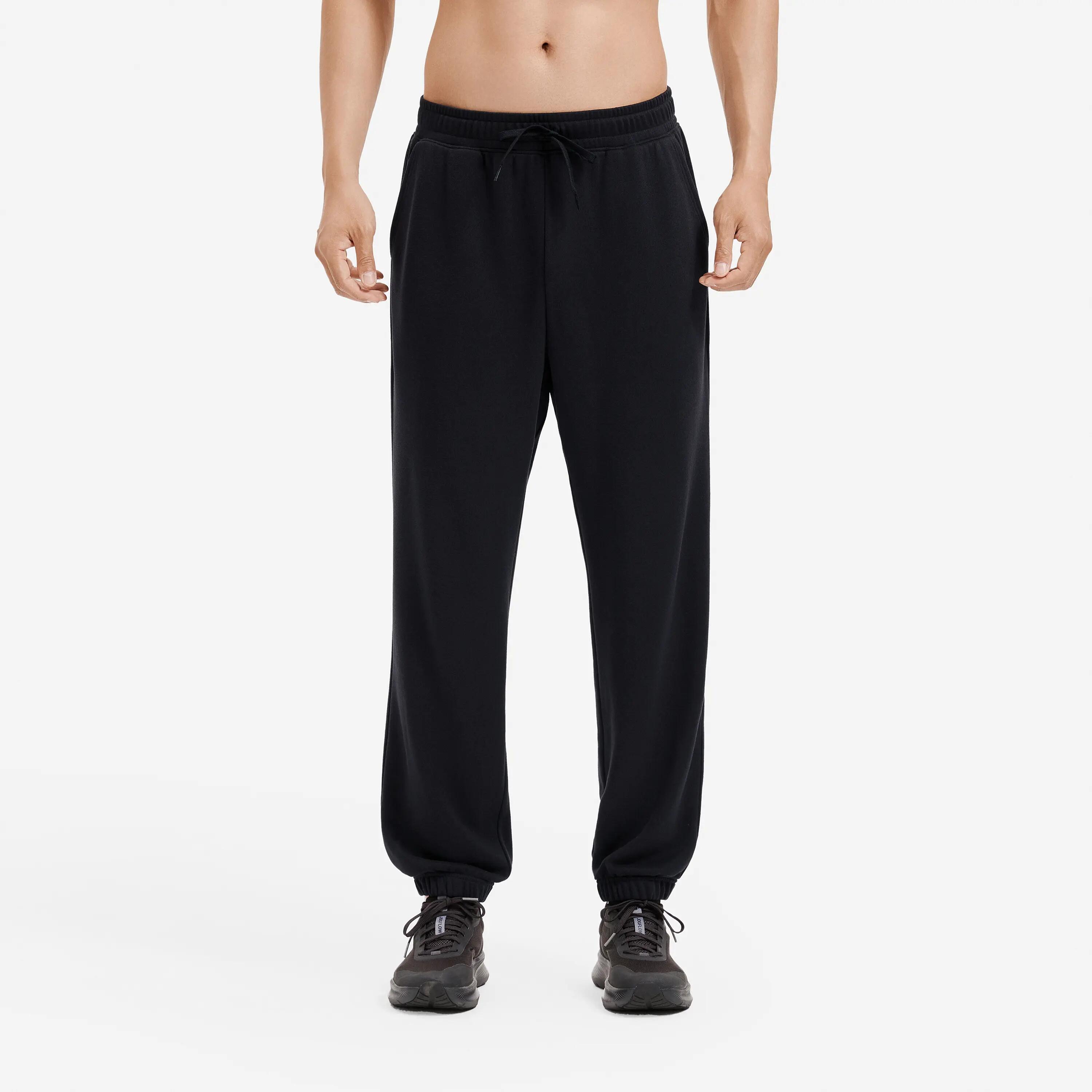 Men’s regular-fit fitness joggers, black -  2