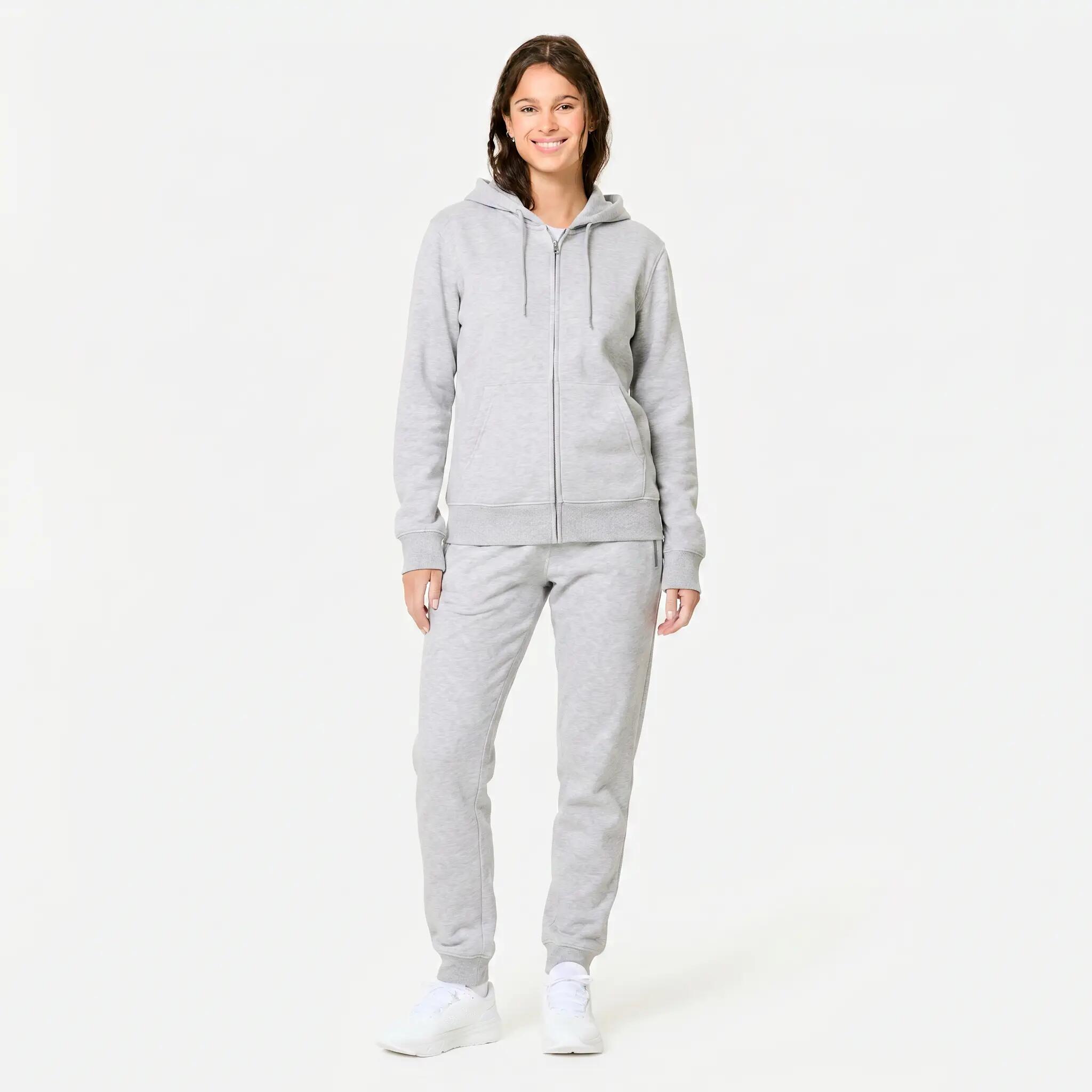 Pantalon de jogging slim en molleton, gris 6/7