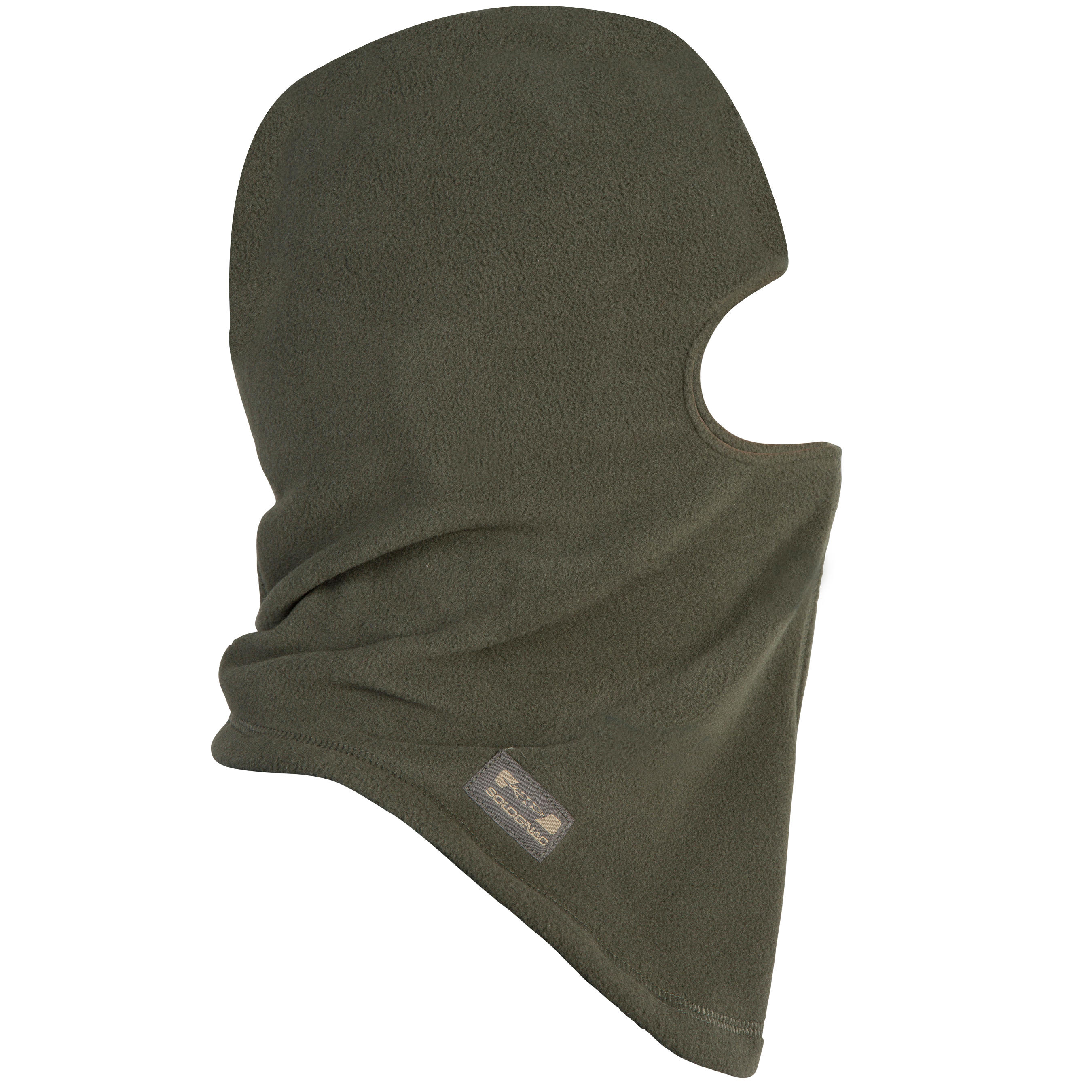 Warm Balaclava - 100 Green - SOLOGNAC