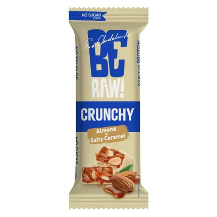 Baton BeRAW Crunchy Migdał Słony Karmel 40g