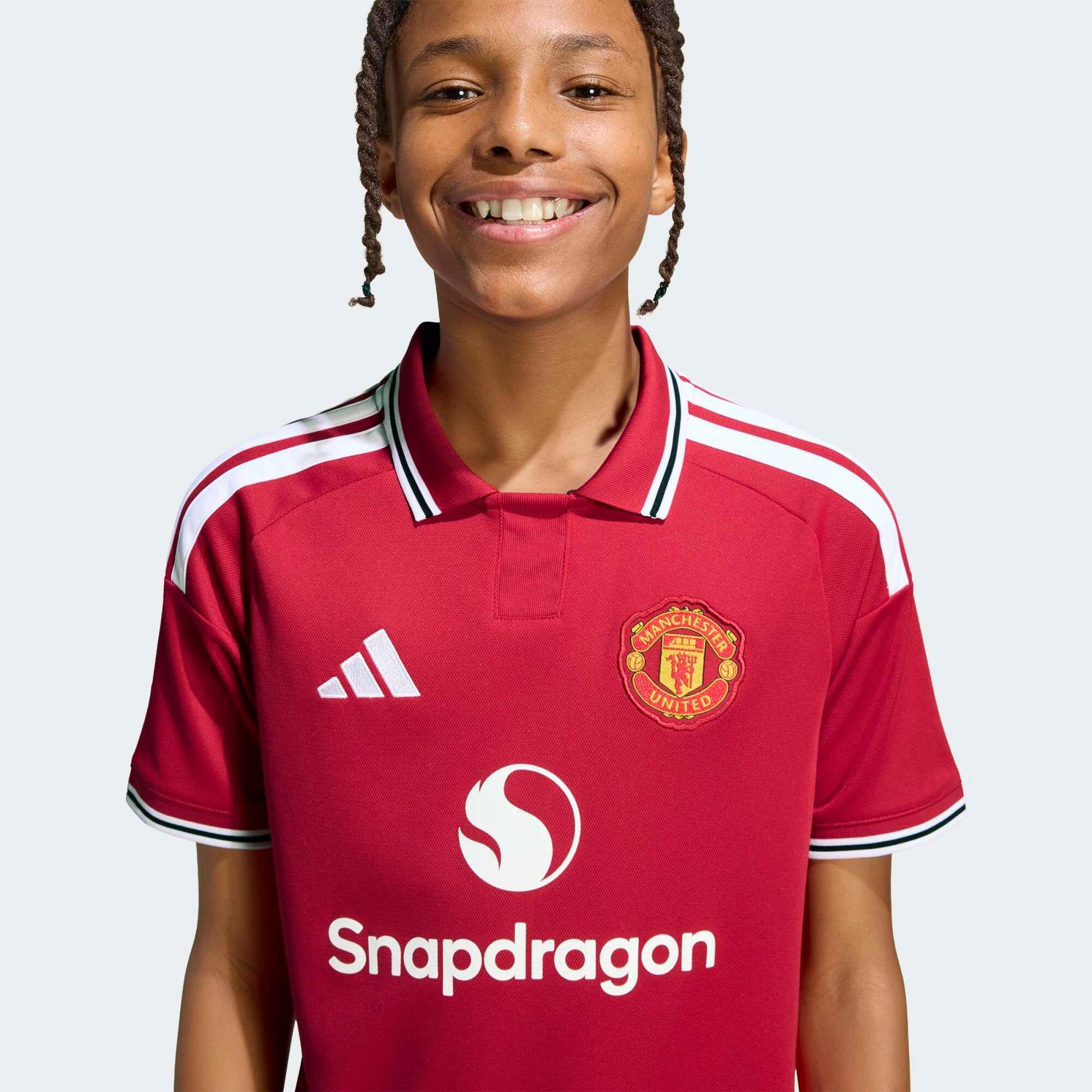 Camisola Principal de Futebol Criança Manchester United 26/27 2/8