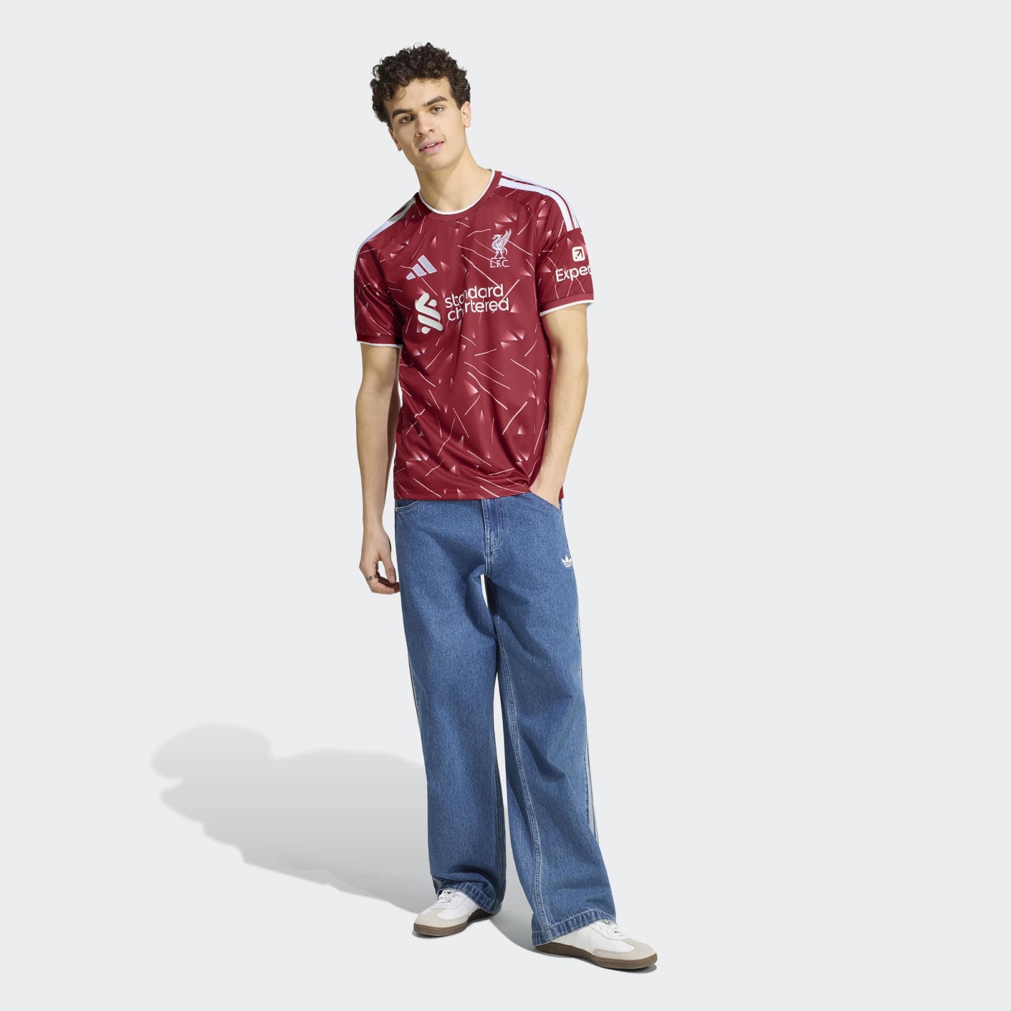 Camisola principal Liverpool FC Adidas Burgundy 6/8