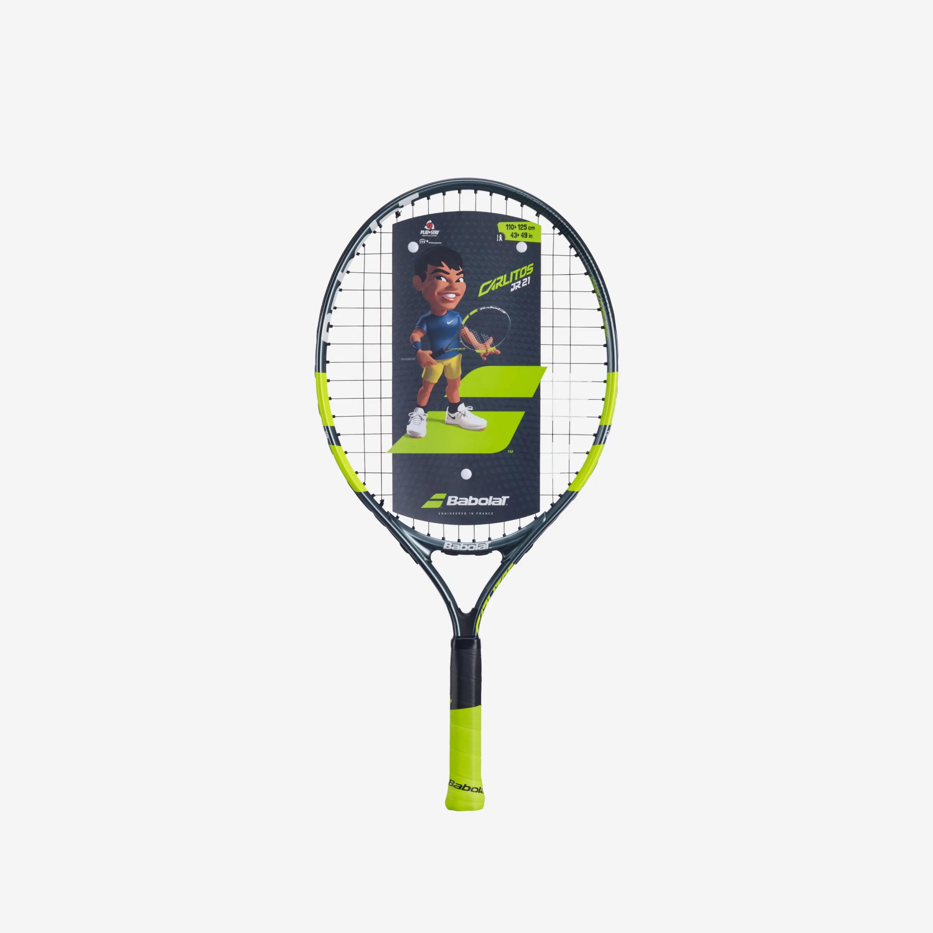 Racchetta tennis bambino Babolat CARLITOS JR 21 grigio-giallo 2/6