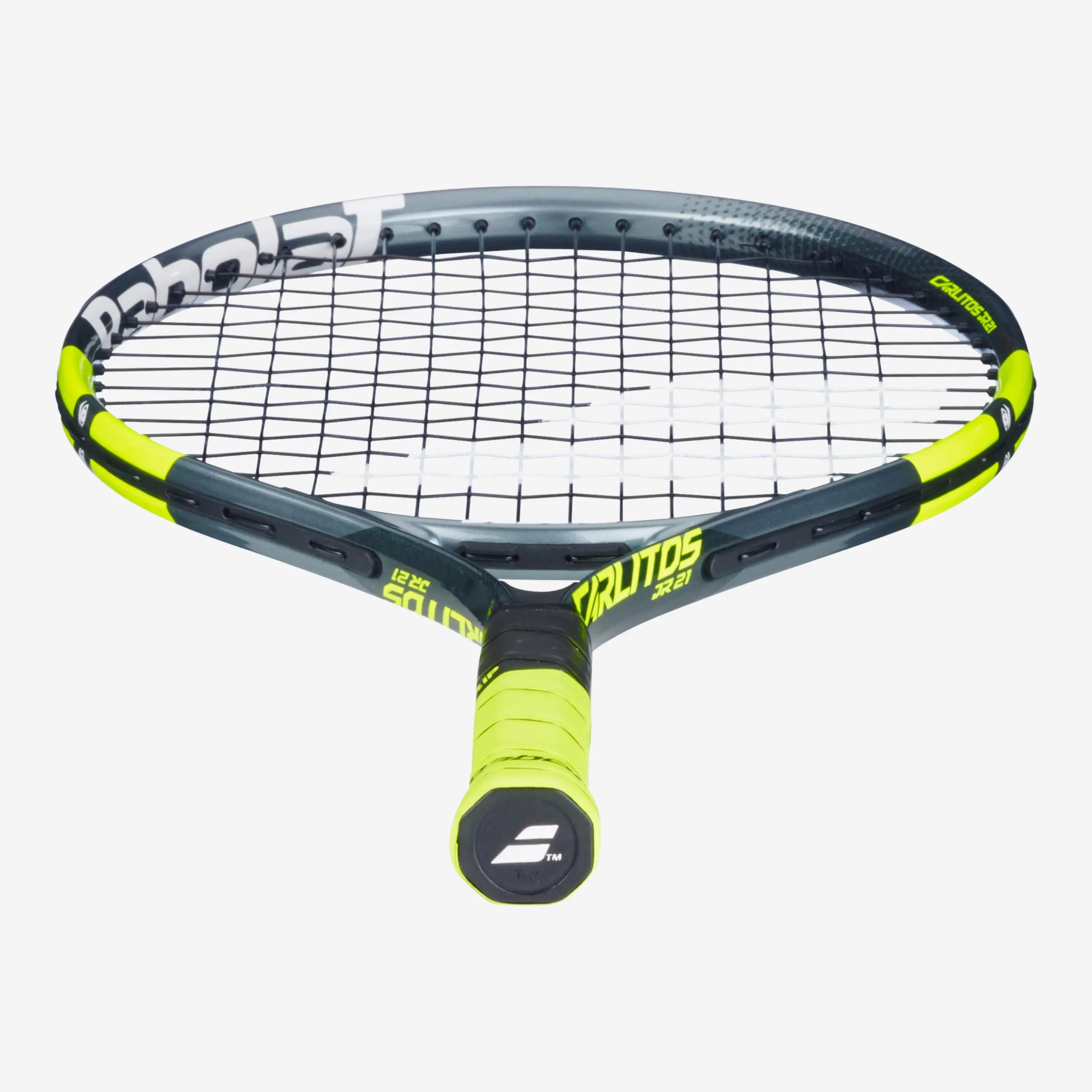 Racchetta tennis bambino Babolat CARLITOS JR 21 grigio-giallo 5/6