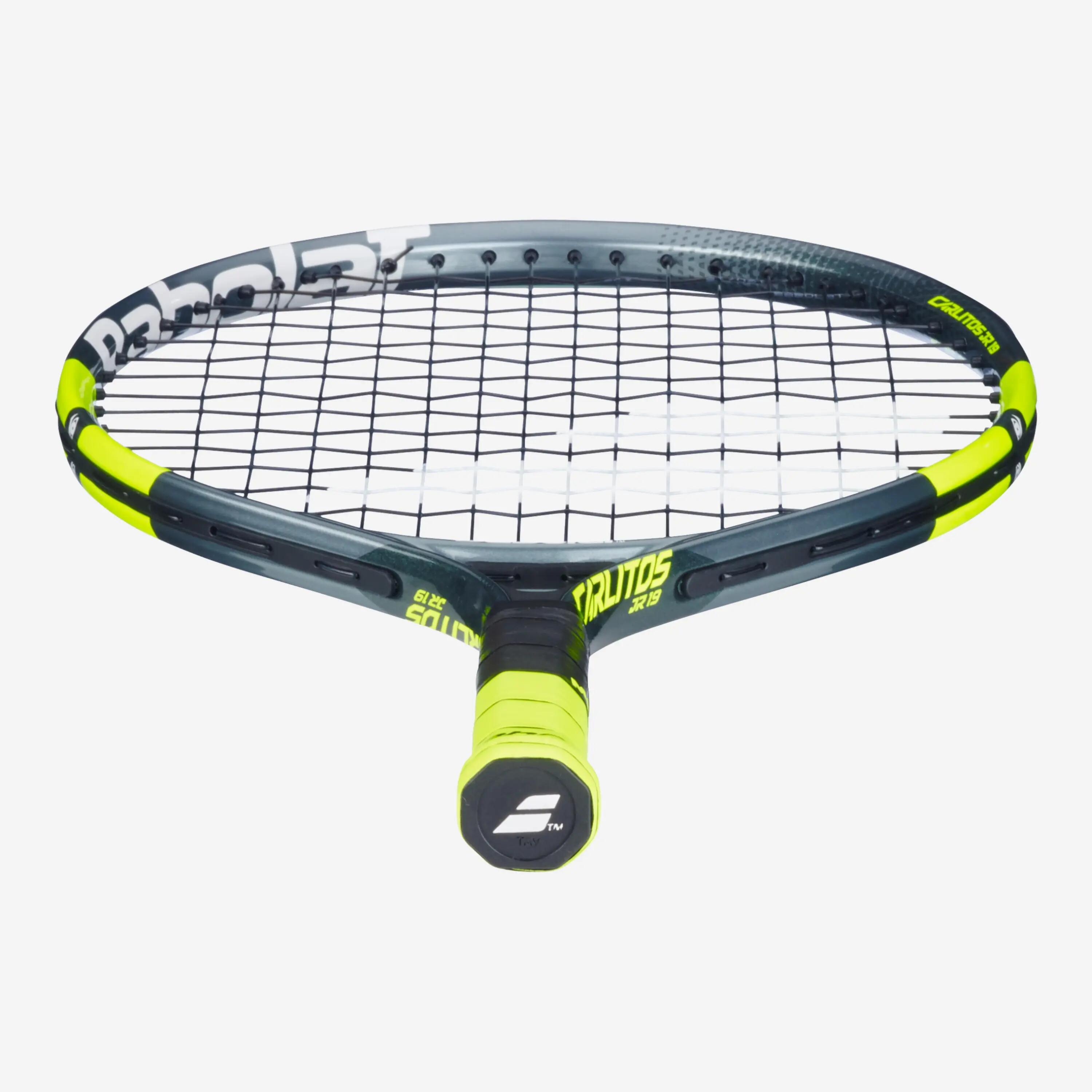 Racchetta tennis bambino Babolat CARLITOS JR 19 grigio-giallo 5/6