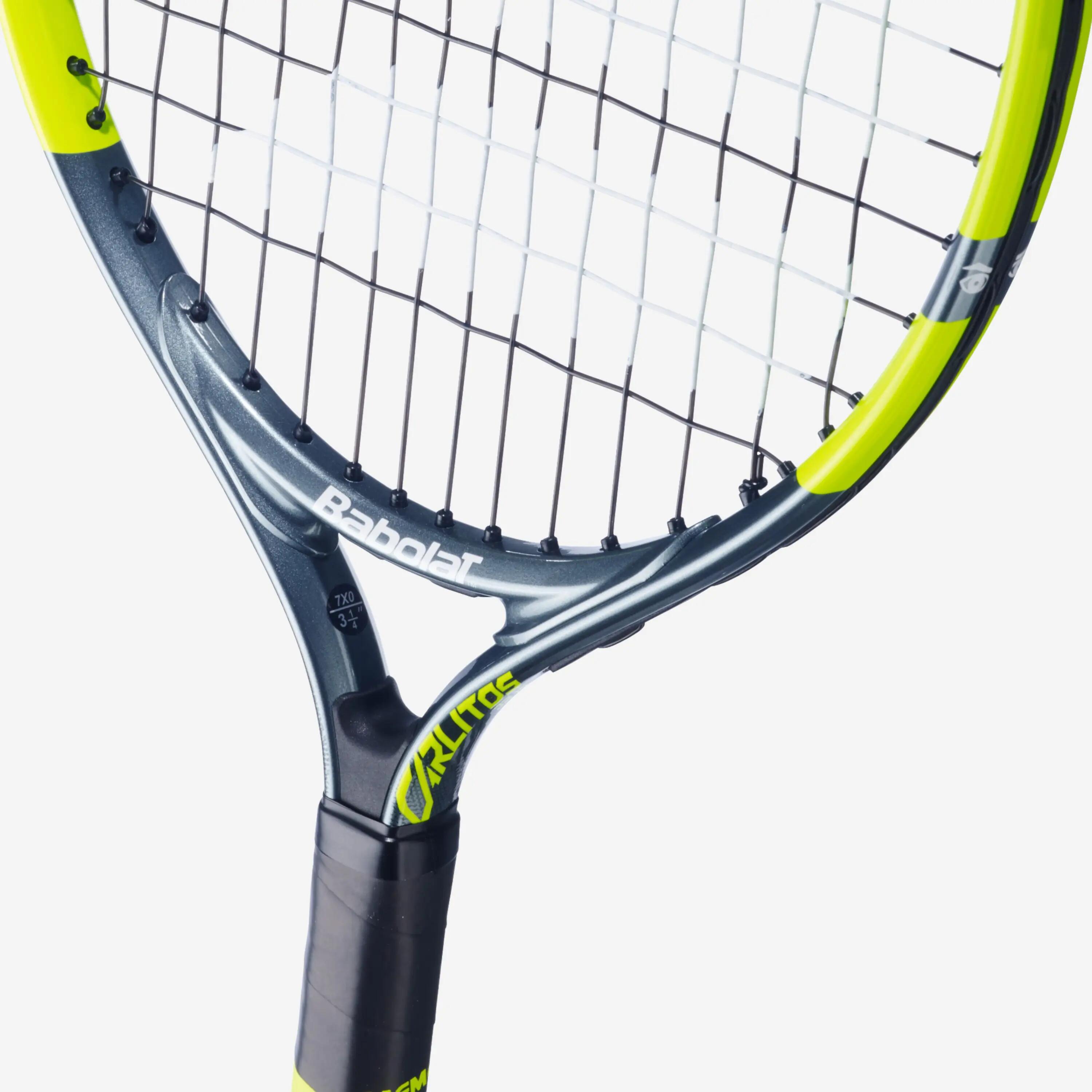 Racchetta tennis bambino Babolat CARLITOS JR 19 grigio-giallo 4/6