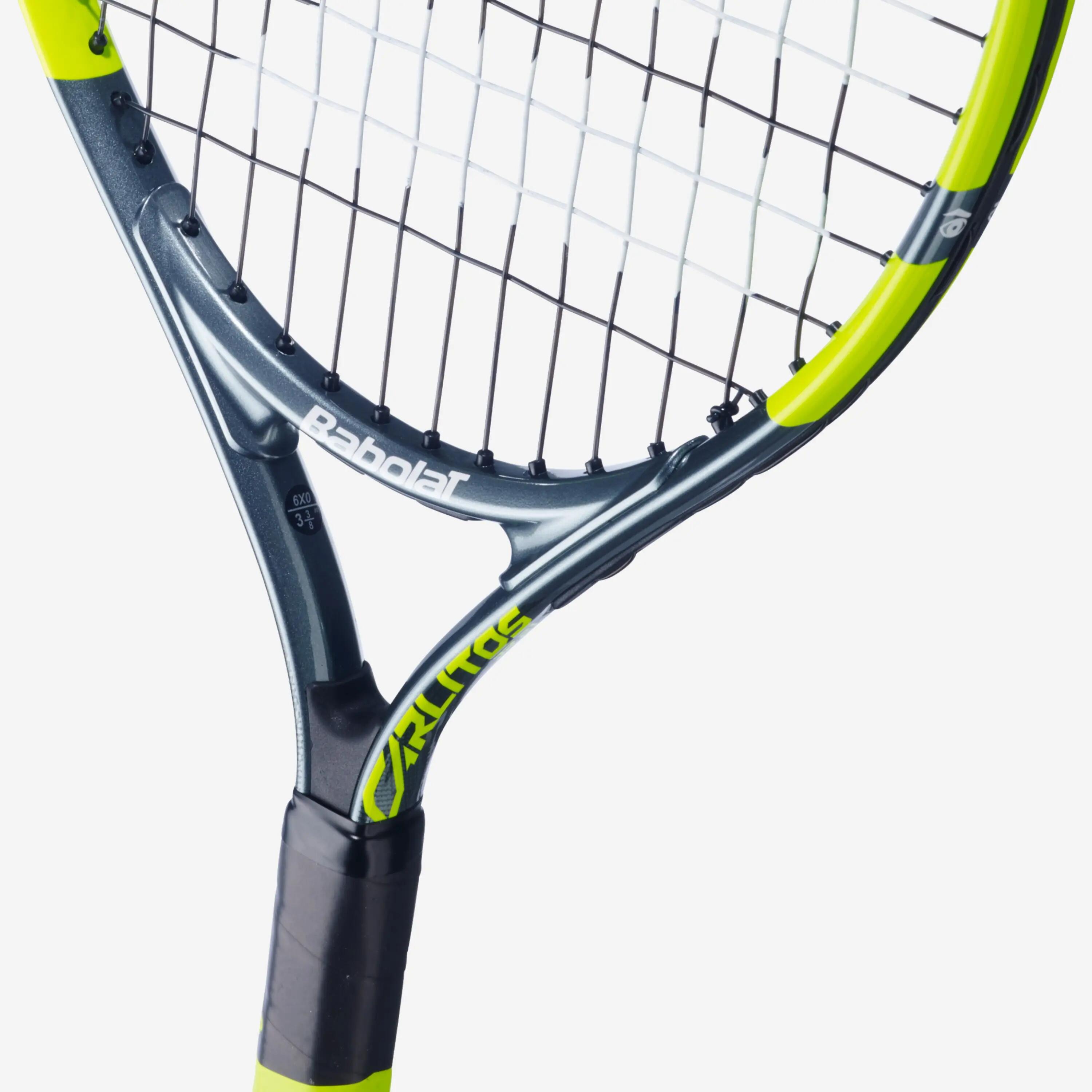 Racchetta tennis bambino Babolat CARLITOS JR 21 grigio-giallo 4/6