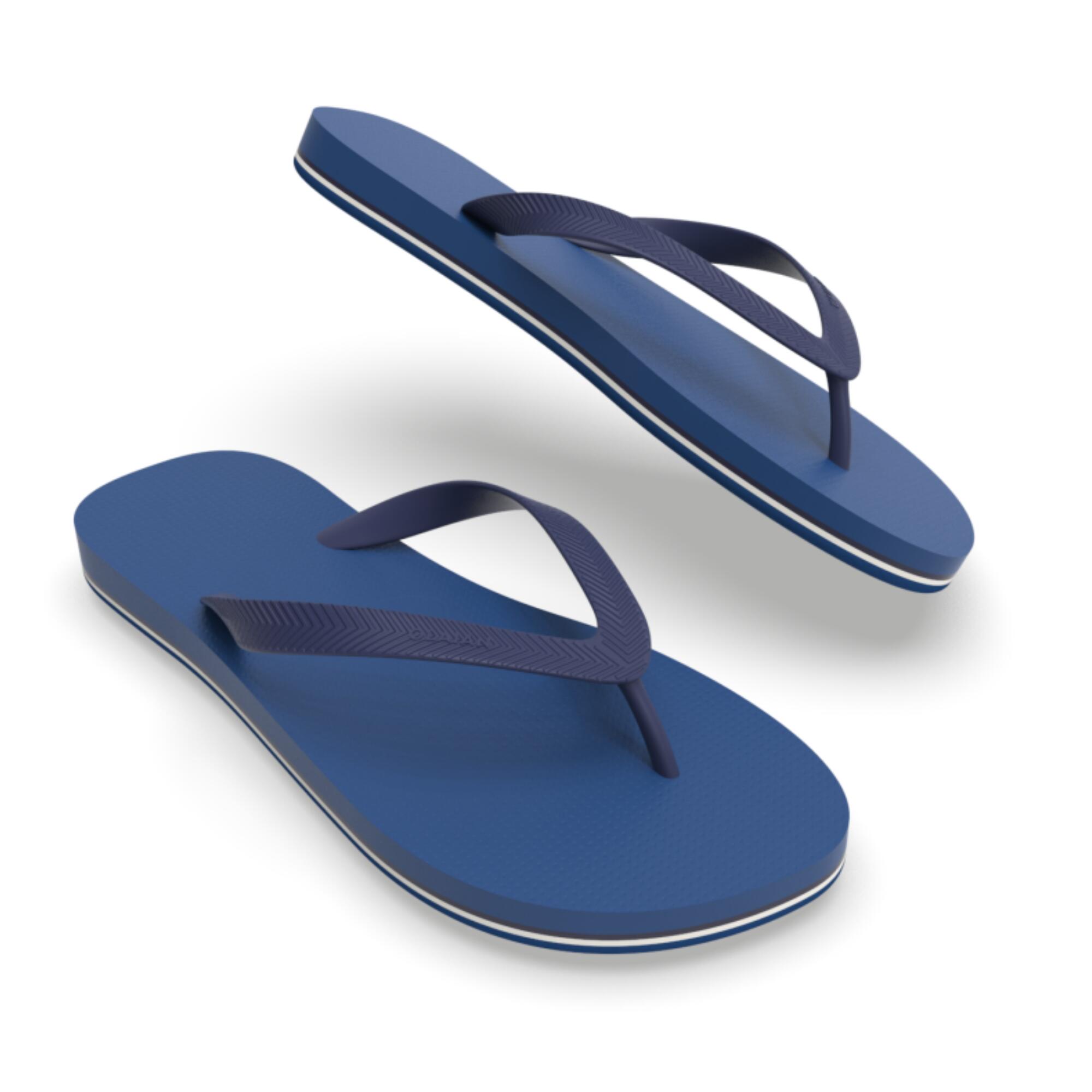 Chinelos de surf homem - 500 azul racing 6/6