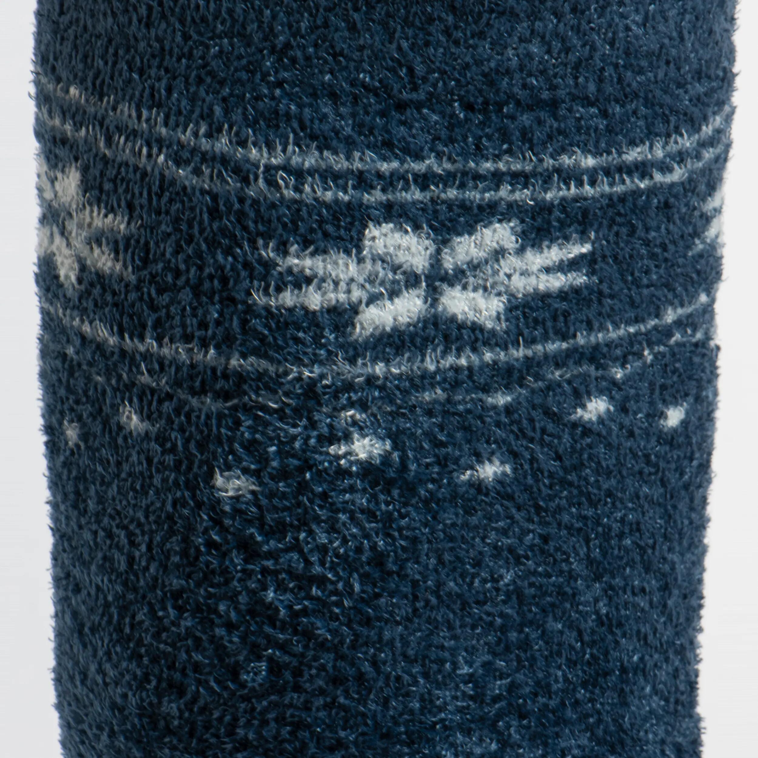 Warme paardrijsokken Sweet & Warm blauw maat 32 - 37 3/6