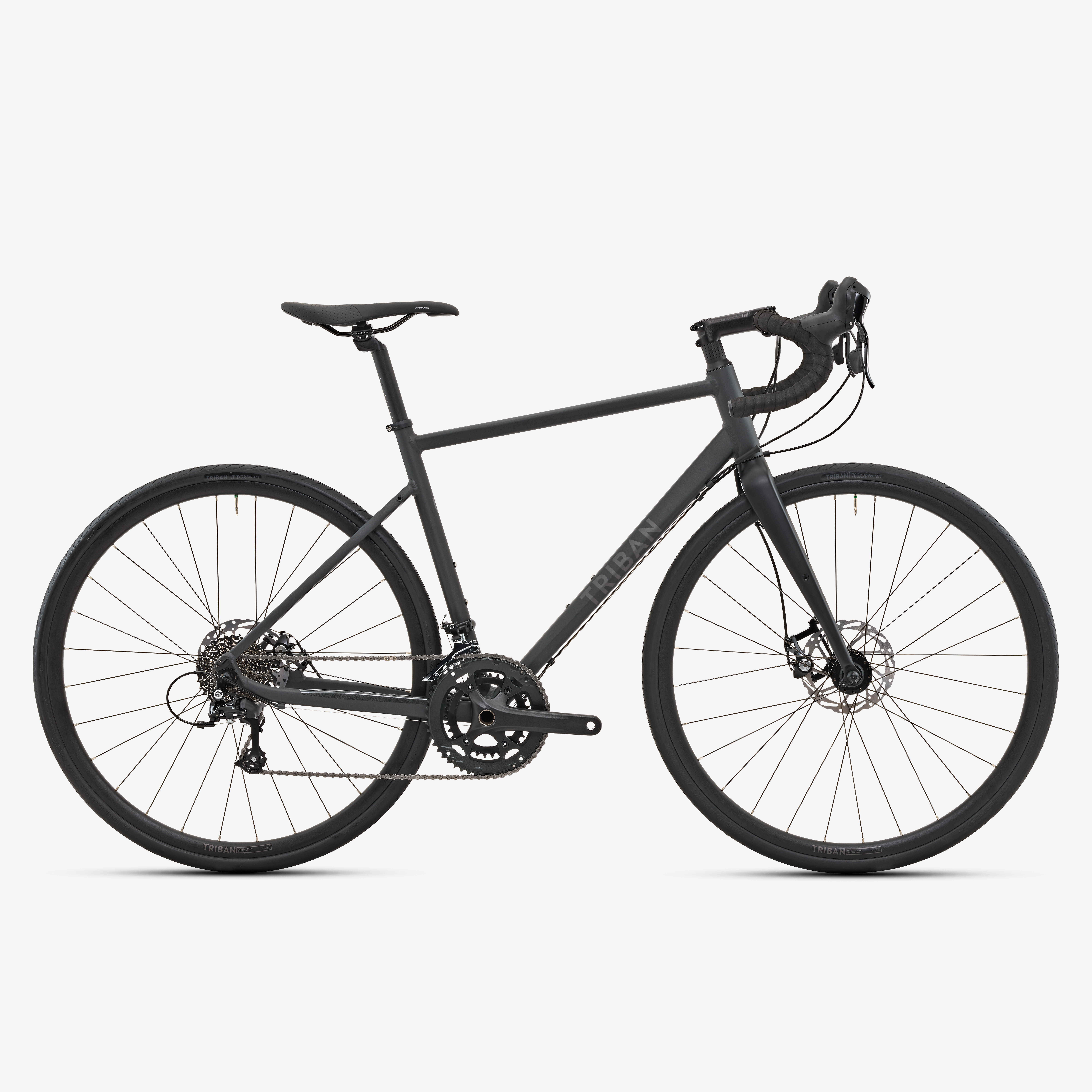 Seconde vie - Vélo de route Microshift 9V, RC500 Gris