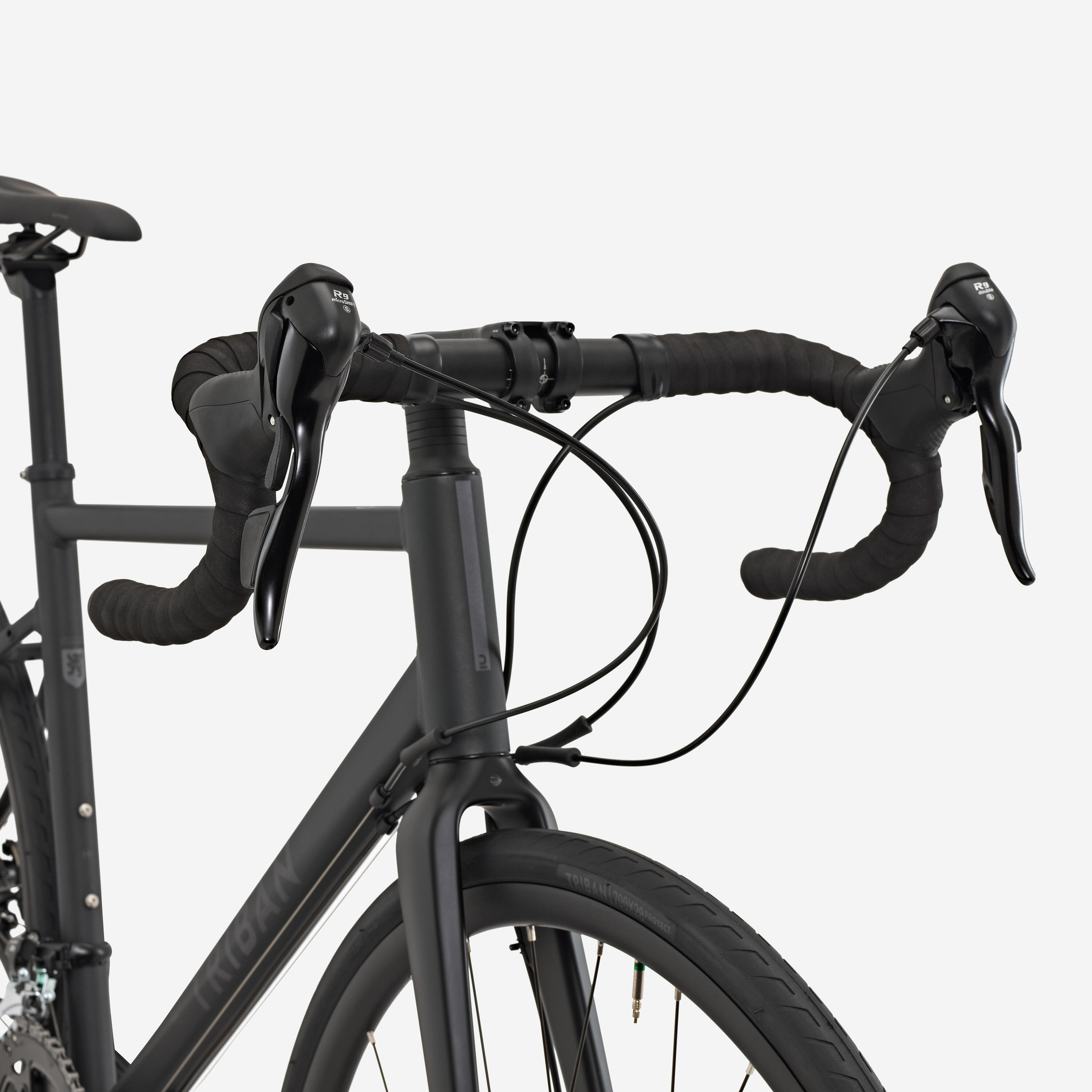 Seconde vie - Vélo de route Microshift 9V, RC500 Gris 5/11