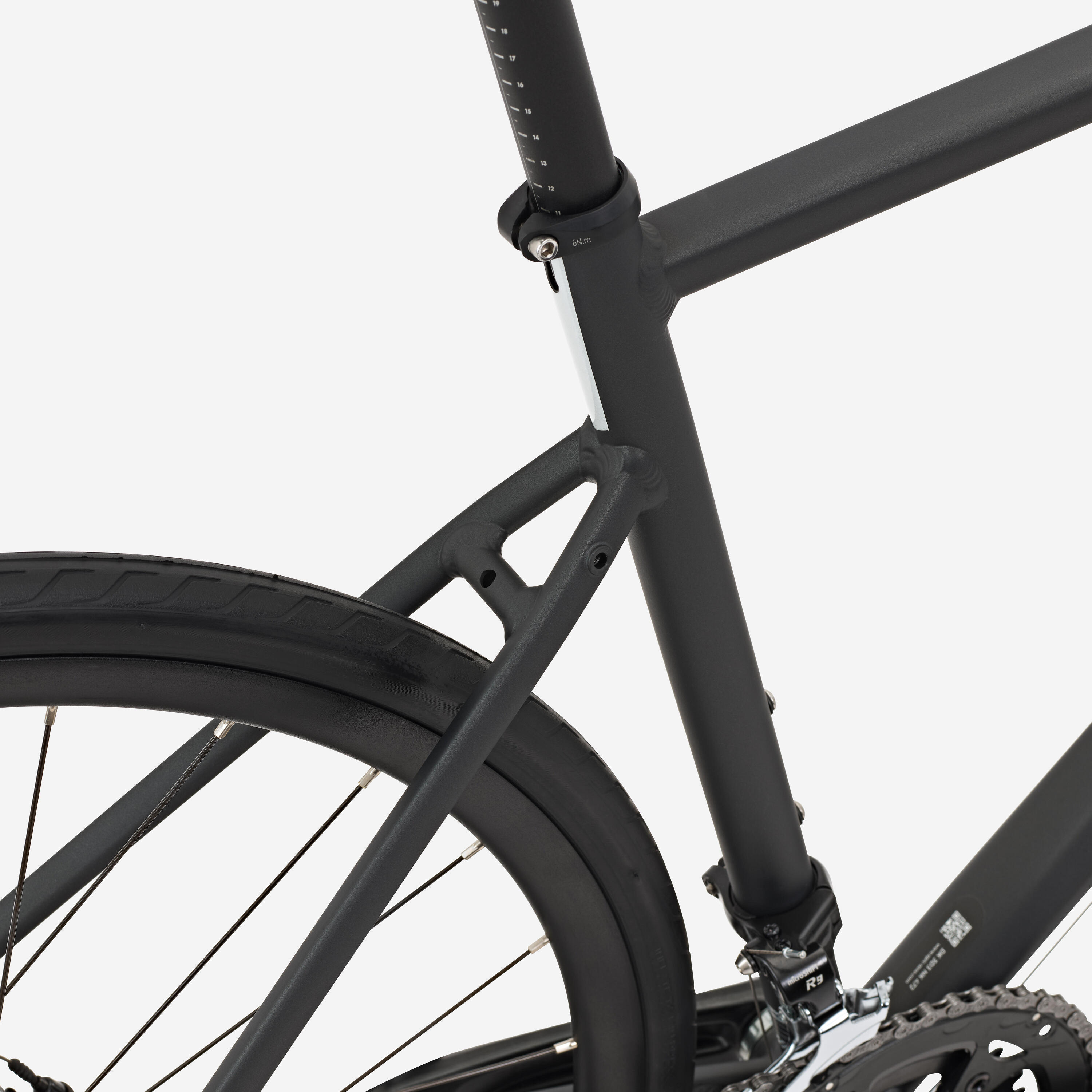 Seconde vie - Vélo de route Microshift 9V, RC500 Gris 8/11