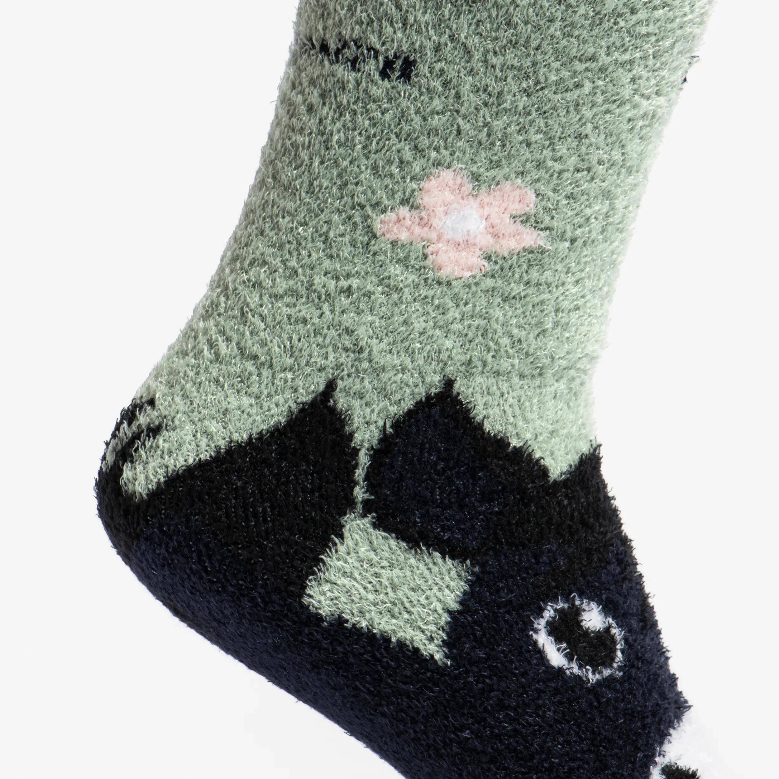 Chaussettes chaudes équitation Taille 38 - 42 SWEET & WARM - vert givré et bleu 4/9