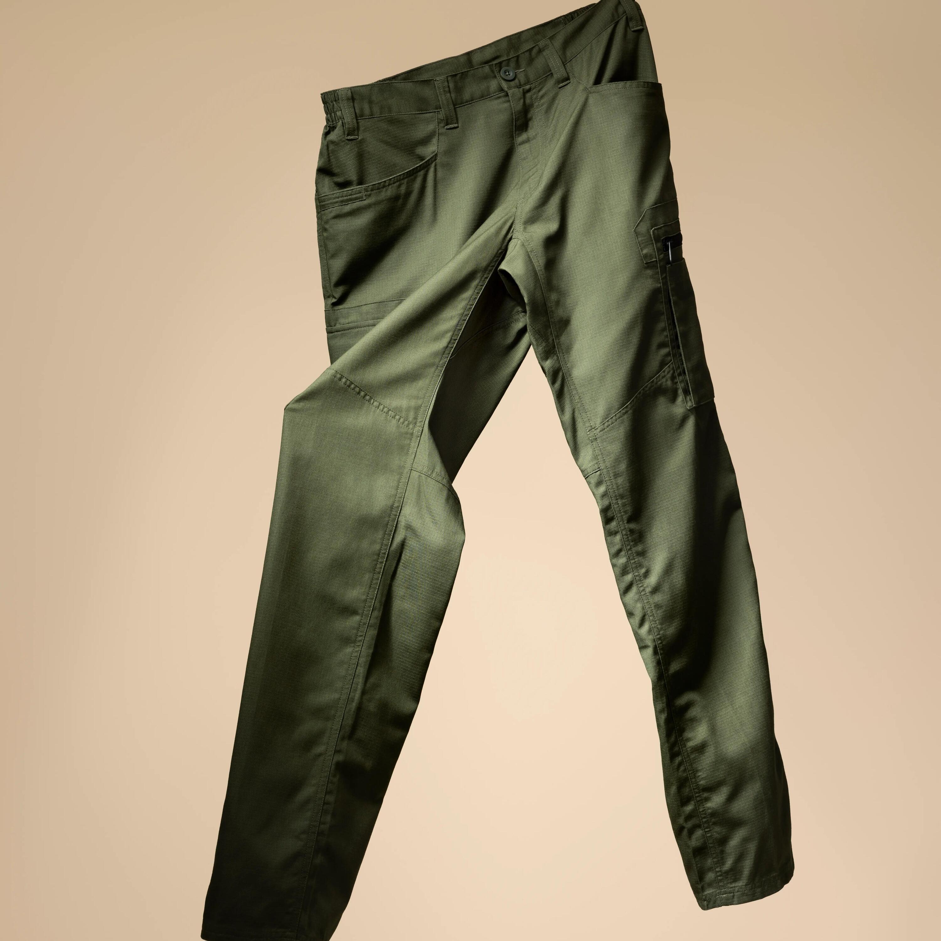 UV-schützende Hose aus Hanf leicht und widerstandsfähig Herren 500 grün 7/13