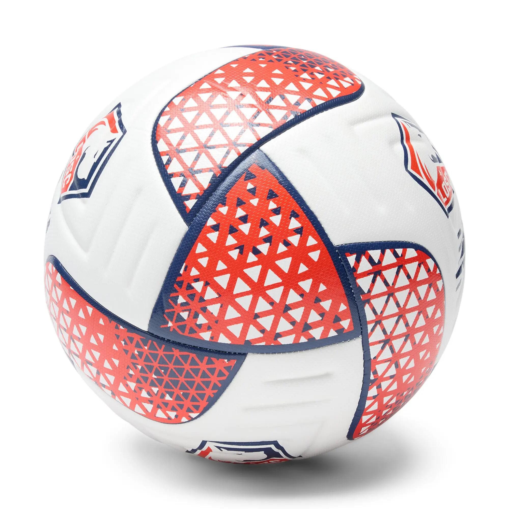 BALLON DE FOOT LOSC BLANC ROUGE TAILLE 5 NEW BALANCE SAISON 26/27 2/4
