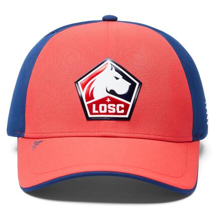 CASQUETTE LOSC ELITE ROUGE BLEU NEW BALANCE saison 2026/2027