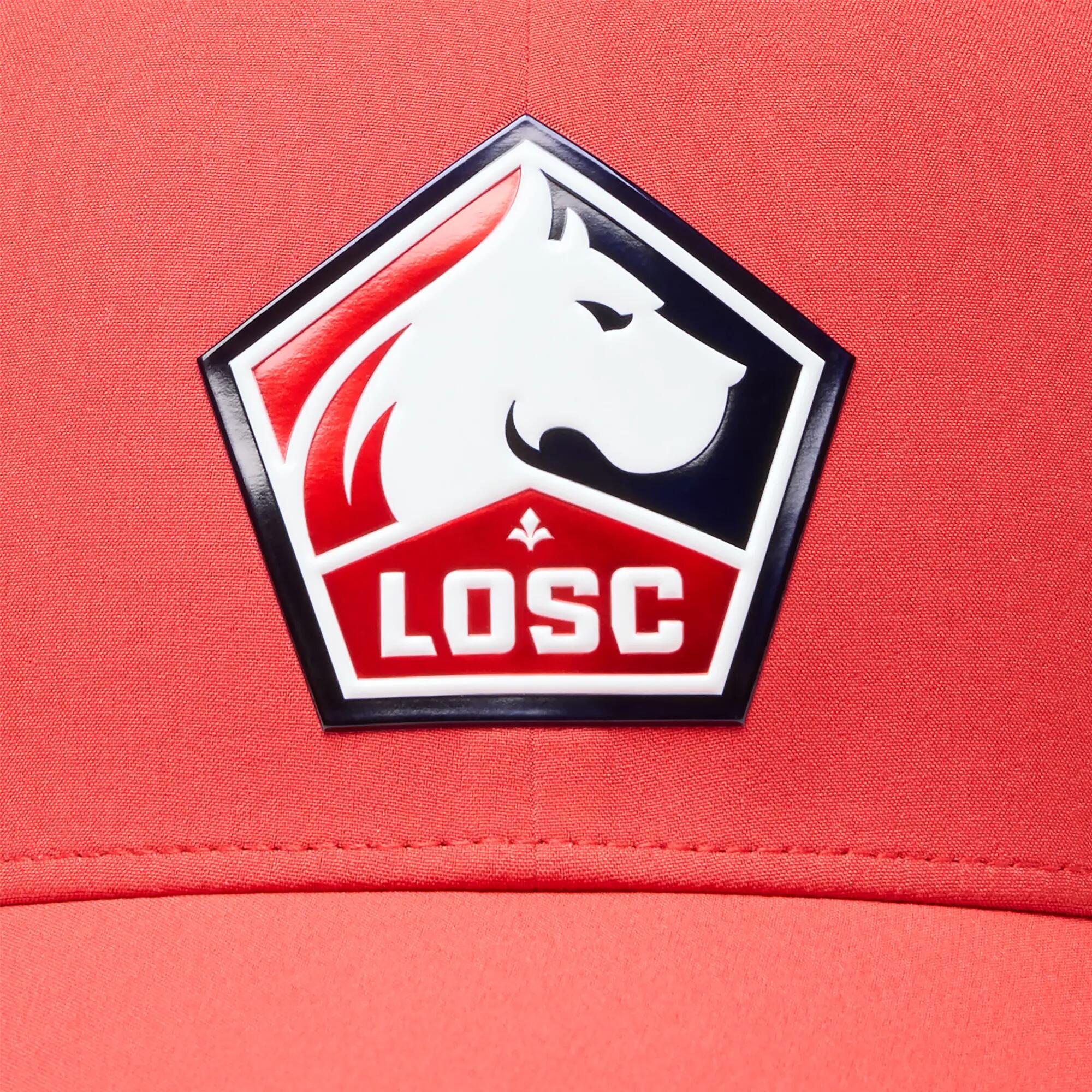 CASQUETTE LOSC ELITE ROUGE BLEU NEW BALANCE saison 2026/2027 2/5
