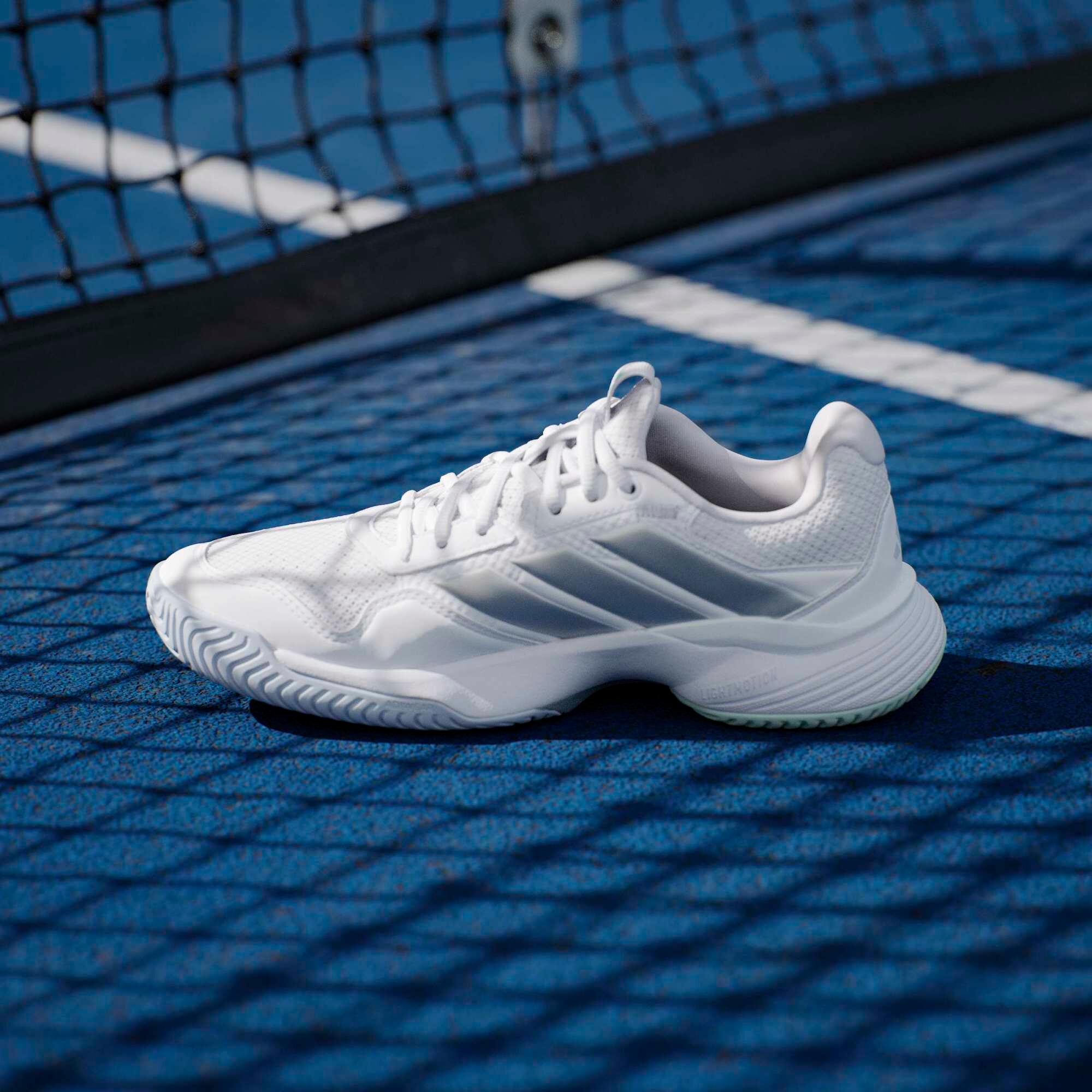 Scarpe tennis donna ADIDAS GAMECOURT 3 multicourt bianco-argento 13/17