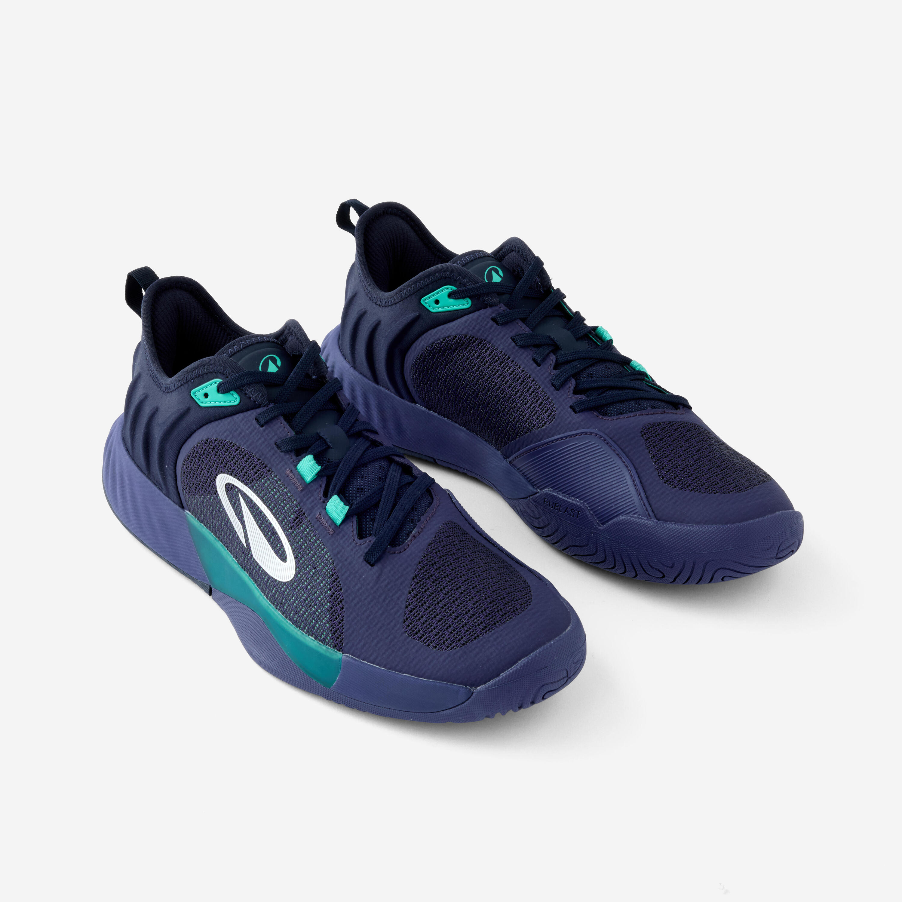 Tennisschoenen Unrupt Team heren multicourt paars 2/5