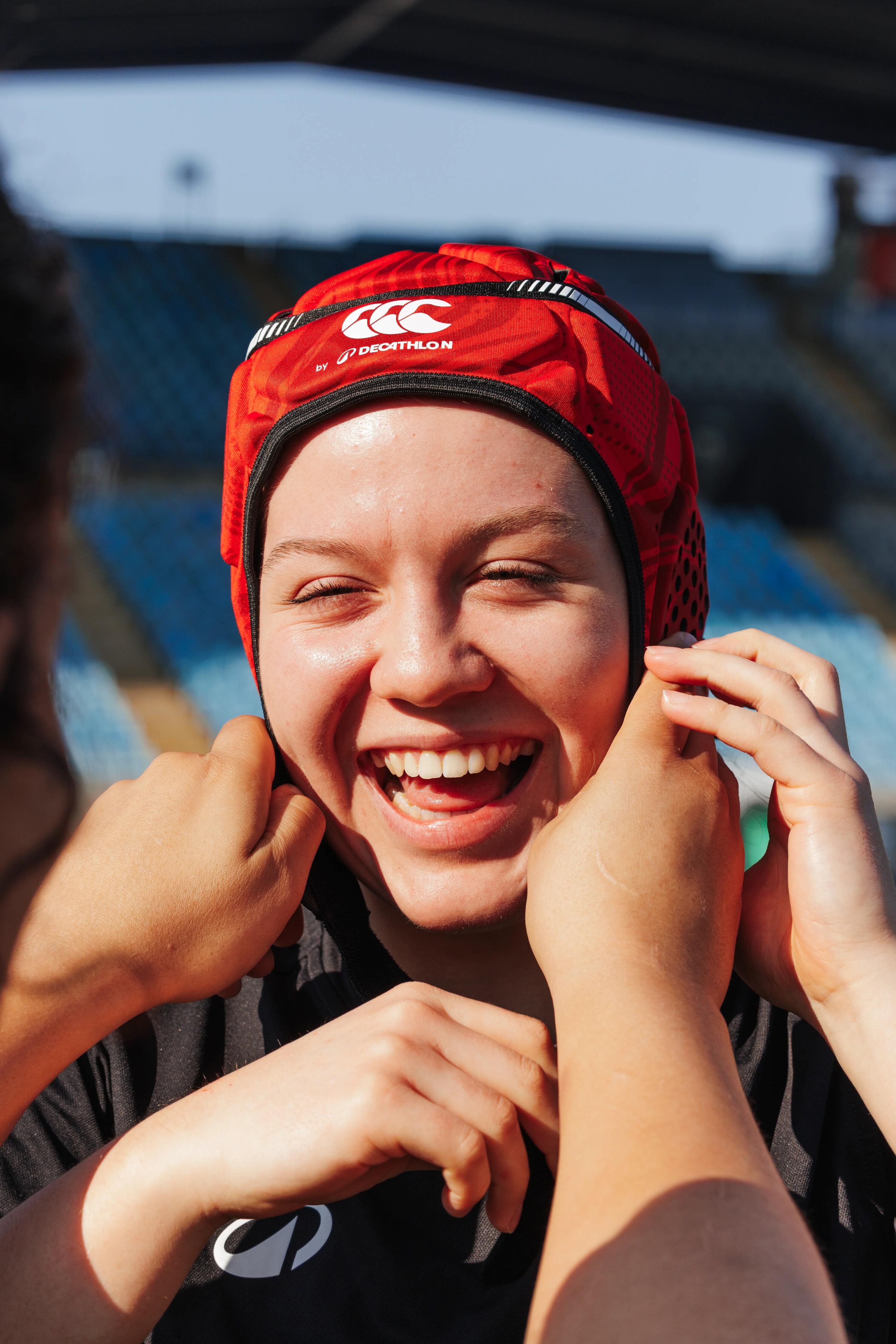 Casco de rugby R500 Niños y Adultos Decathlon | Canterbury rojo 3/11