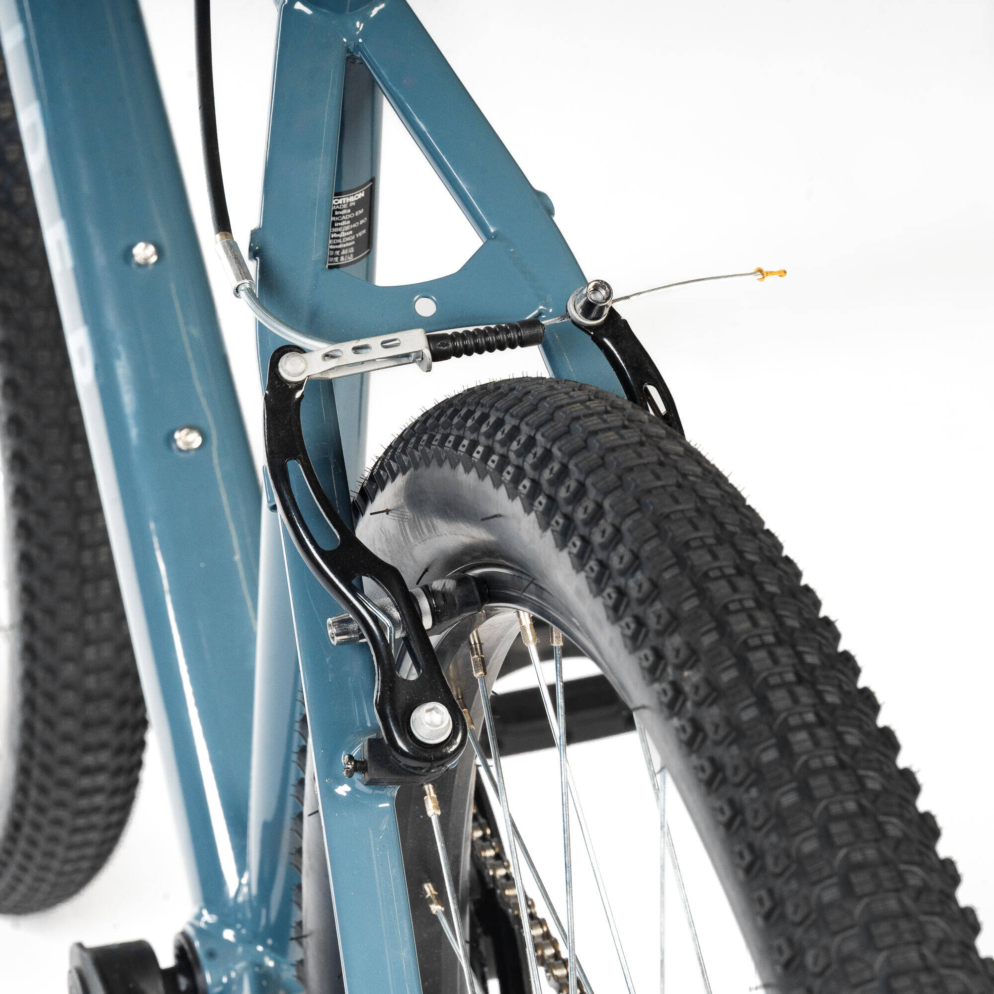 A durable, single-speed, bicycle built to comfortably navigate on rugged roads. -  5