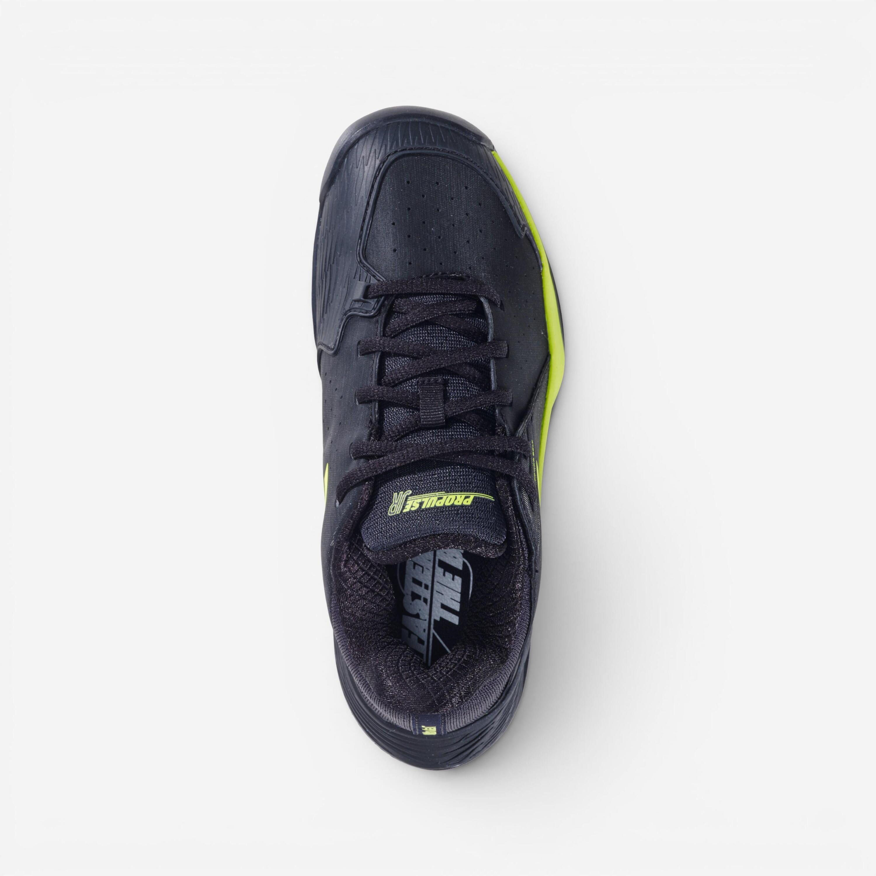 Chaussures de tennis enfant multicourt, Babolat Propulse Jr noir 4/5