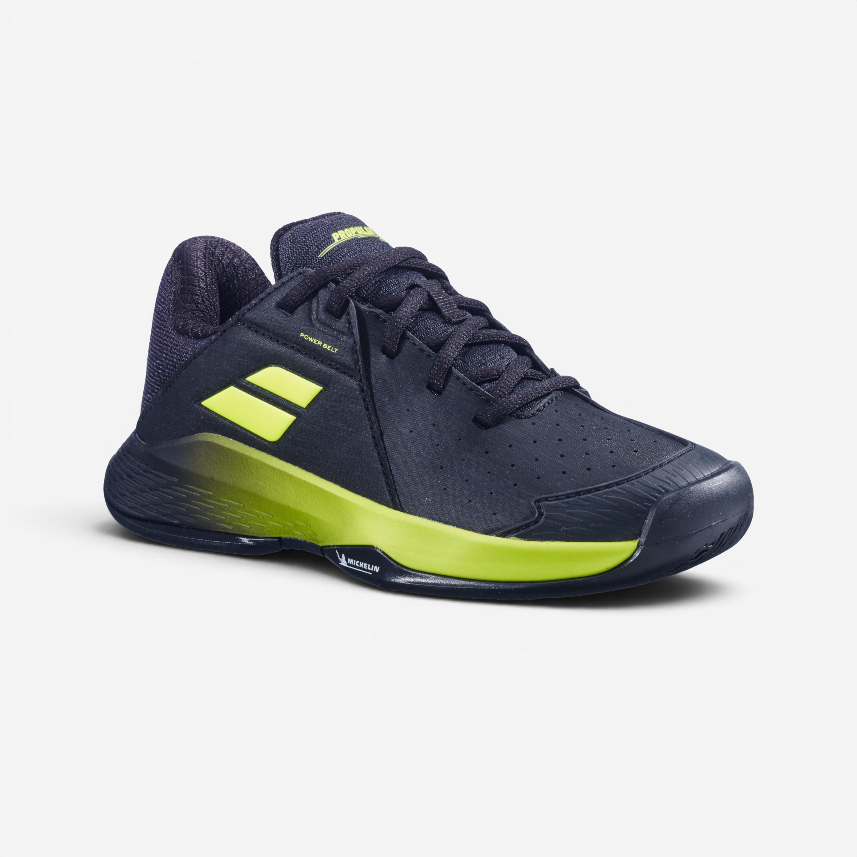 Chaussures de tennis enfant multicourt, Babolat Propulse Jr noir 2/5