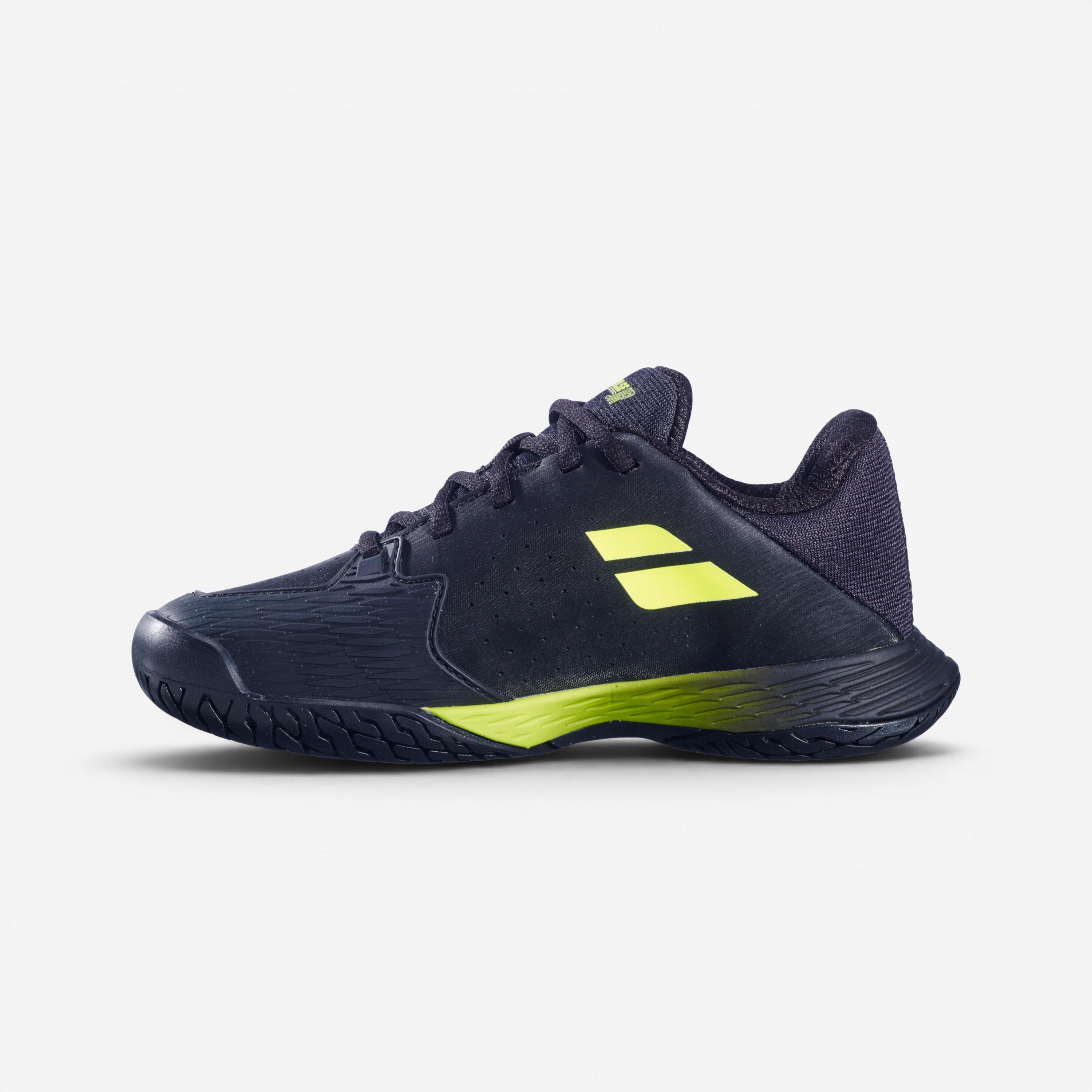 Chaussures de tennis enfant multicourt, Babolat Propulse Jr noir 3/5