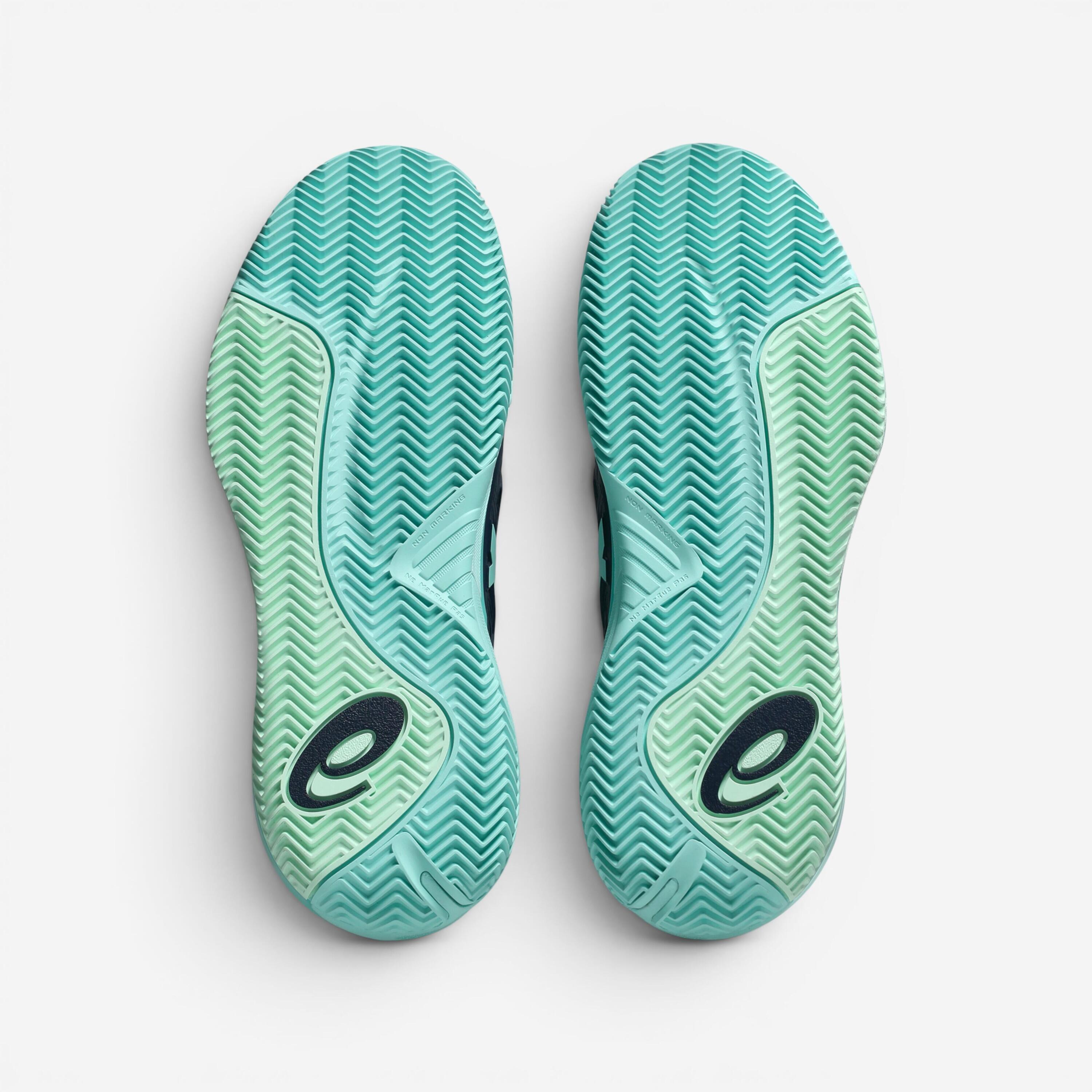 Tennisschoenen voor heren Gel Resolution X gravel blauw/groen 3/7