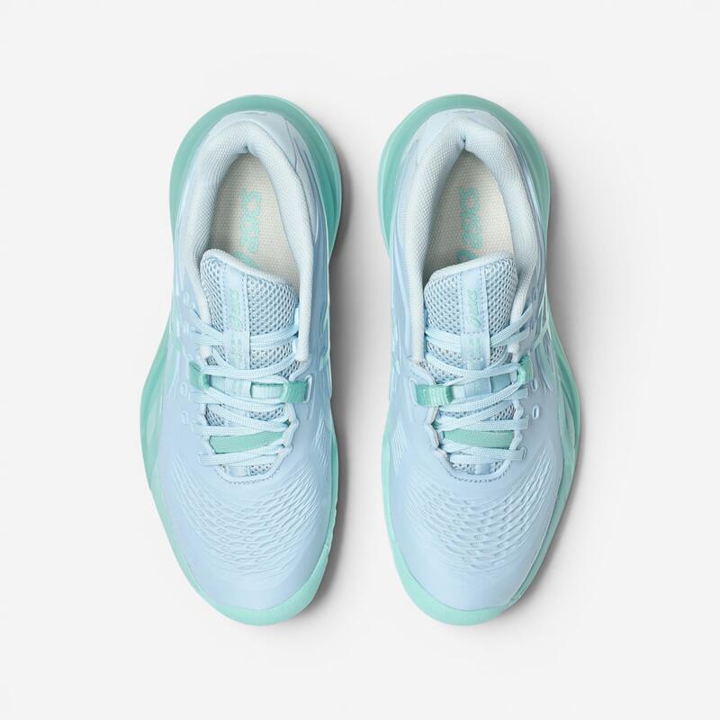 Încălțăminte tenis orice suprafață, Asics Gel Resolution X Verde Damă
