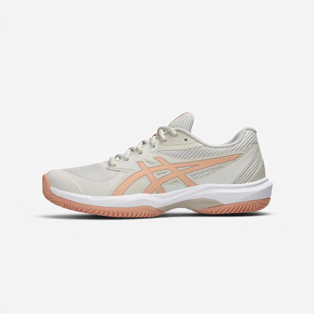 ASICS Game FF 10 dámska tenisová obuv na antuku béžovo-ružová