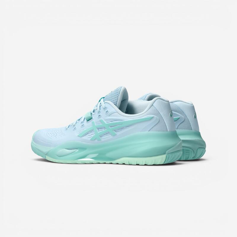 Încălțăminte tenis orice suprafață, Asics Gel Resolution X Verde Damă
