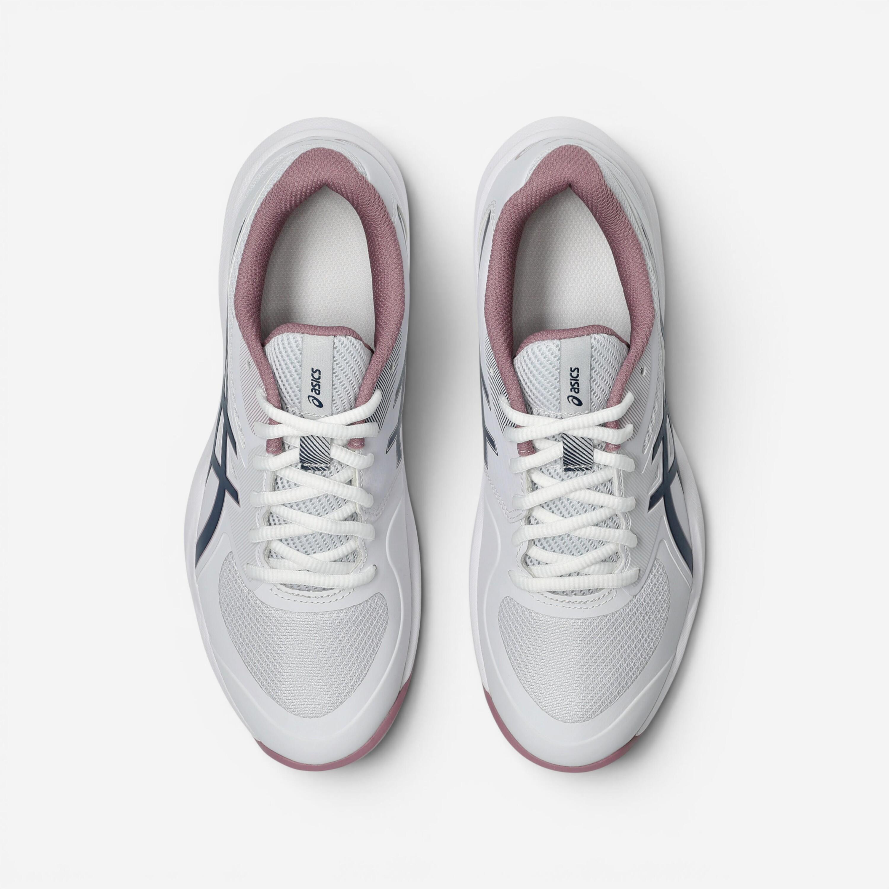 Women's Multicourt Tennis Shoes - Asics Game FF White Purple 6/8